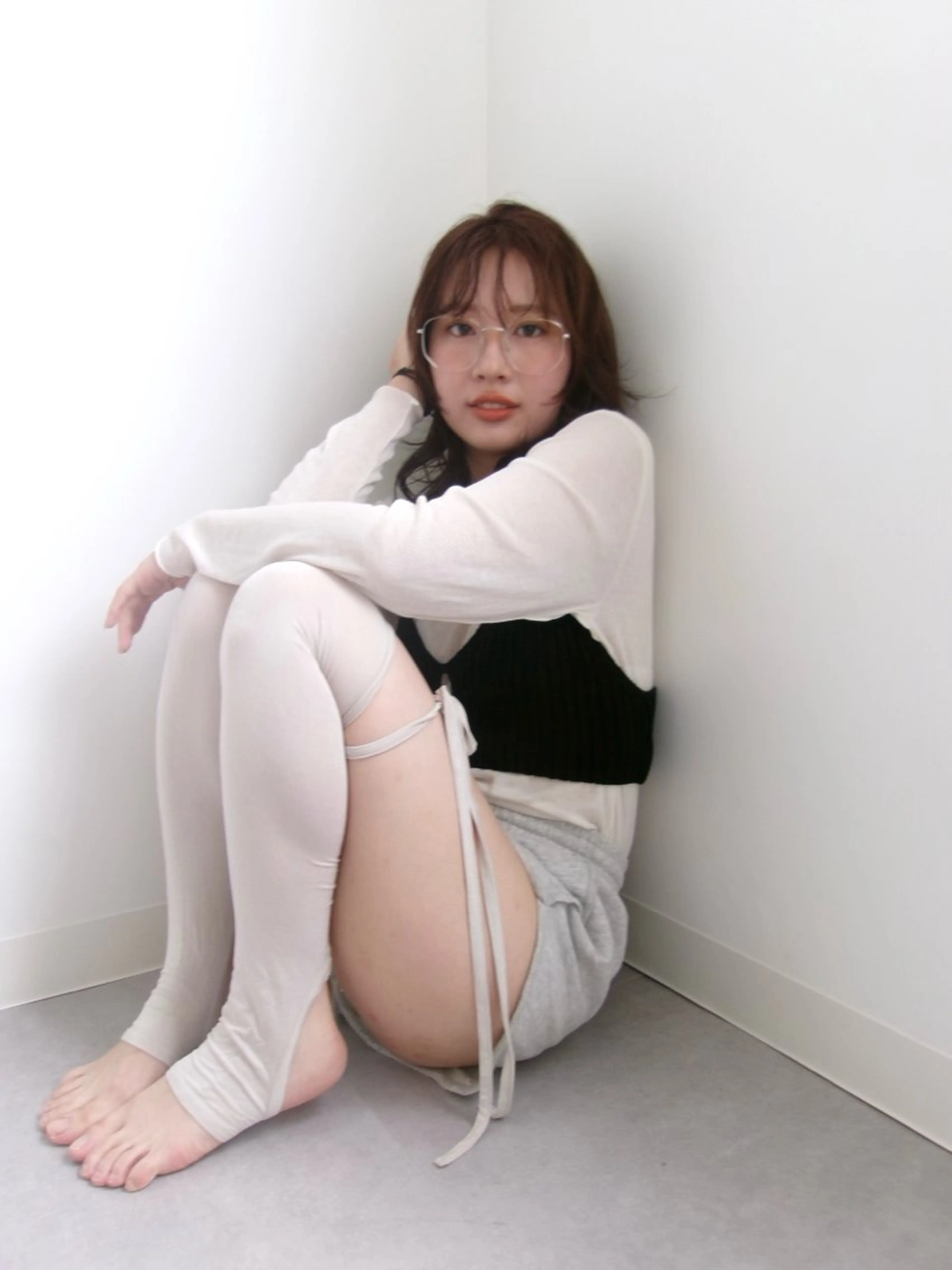 ミディアム レイヤーカット/ 透明感カラーmikuのヘアスタイル