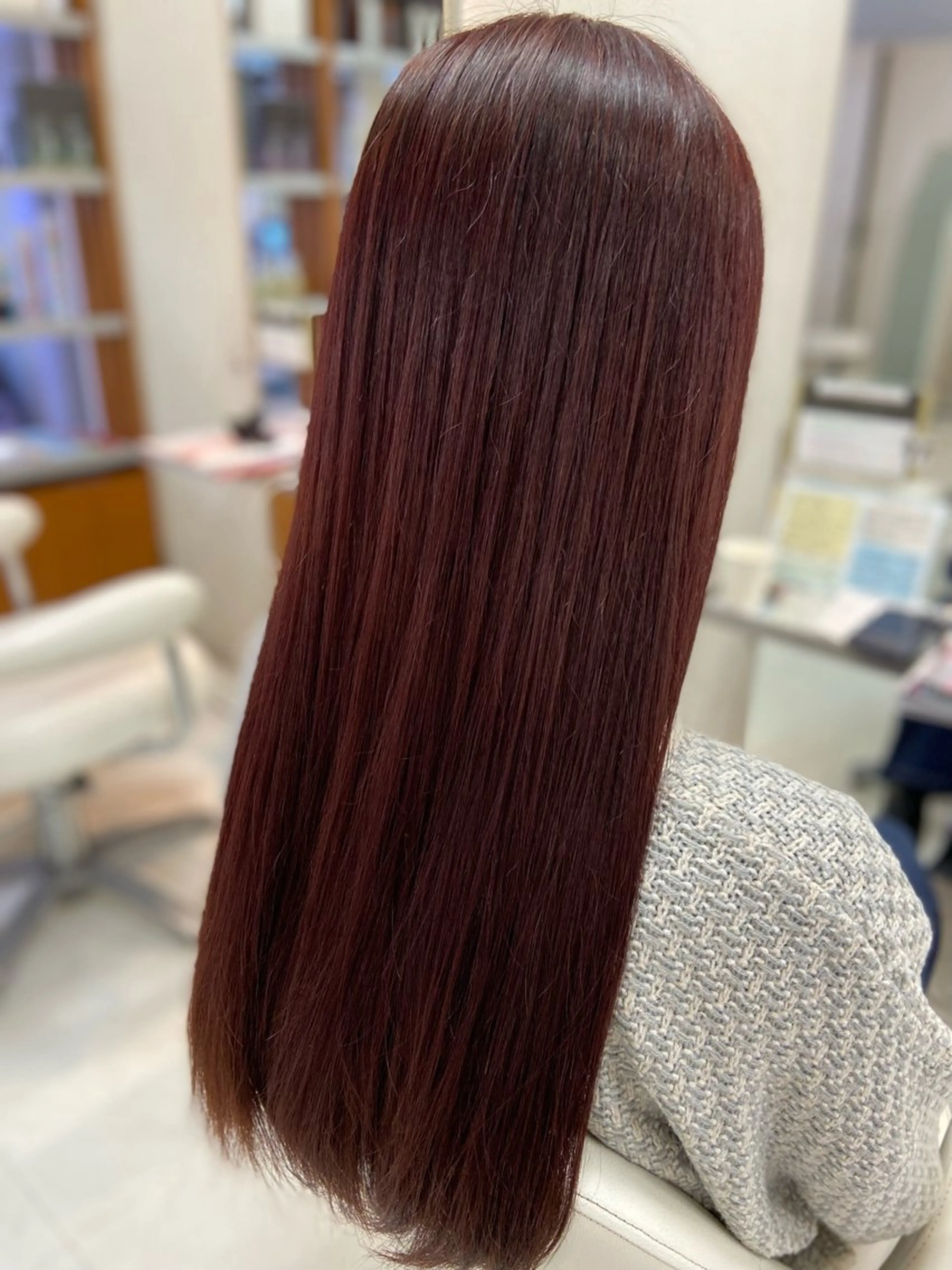 ロング カラー 菊地 美憂のヘアスタイル