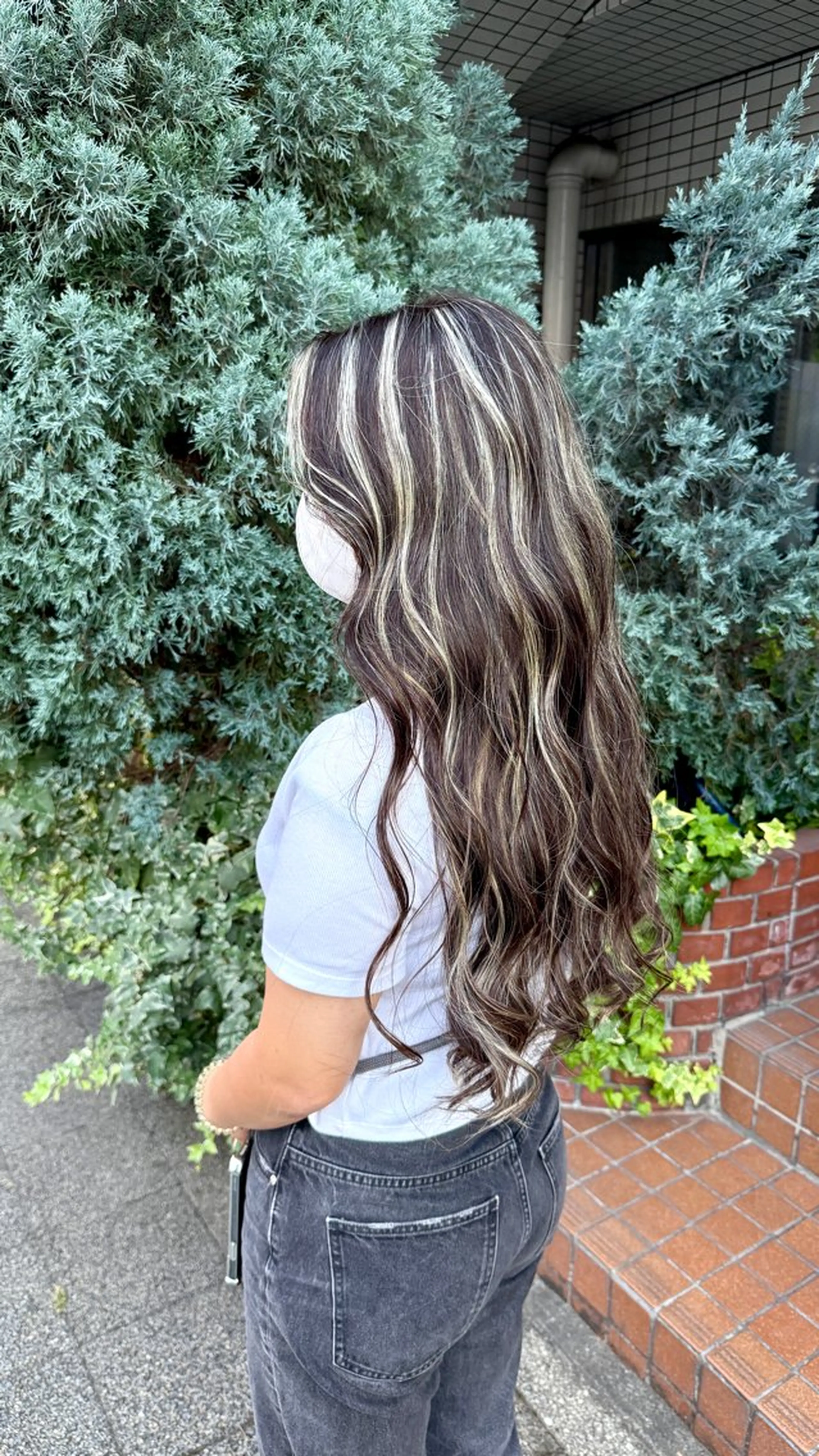 ロング カラー ハイライトカラー 3Dハイライト ハイライト Cure2所属・🌈白いハイライト 🌈 🐶ノザワ🐶のヘアスタイル