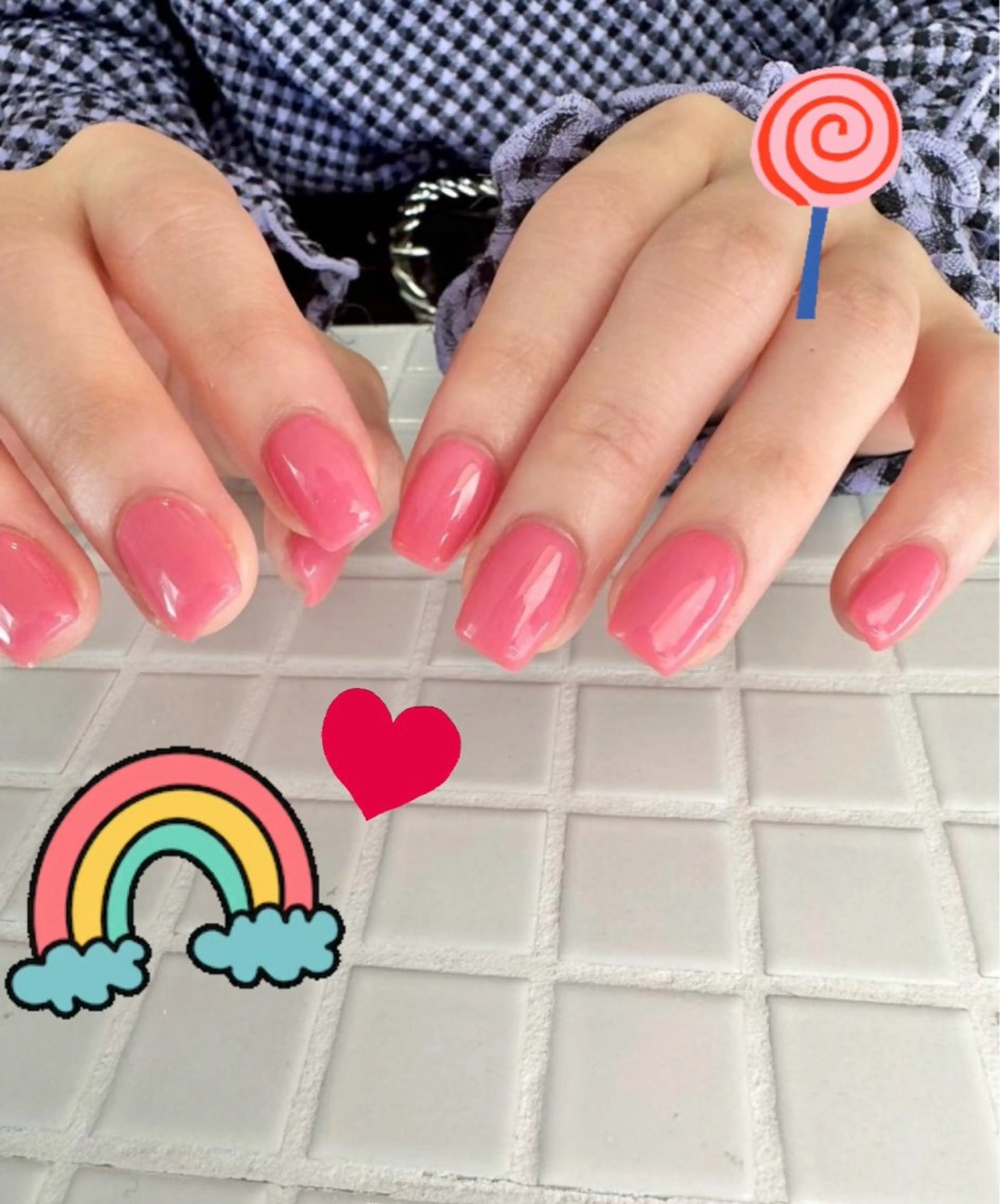 《Jrネイリスト》オフあり【HAND】🩷ワンカラーネイル🩷パラジェル使用💅🏻の写真