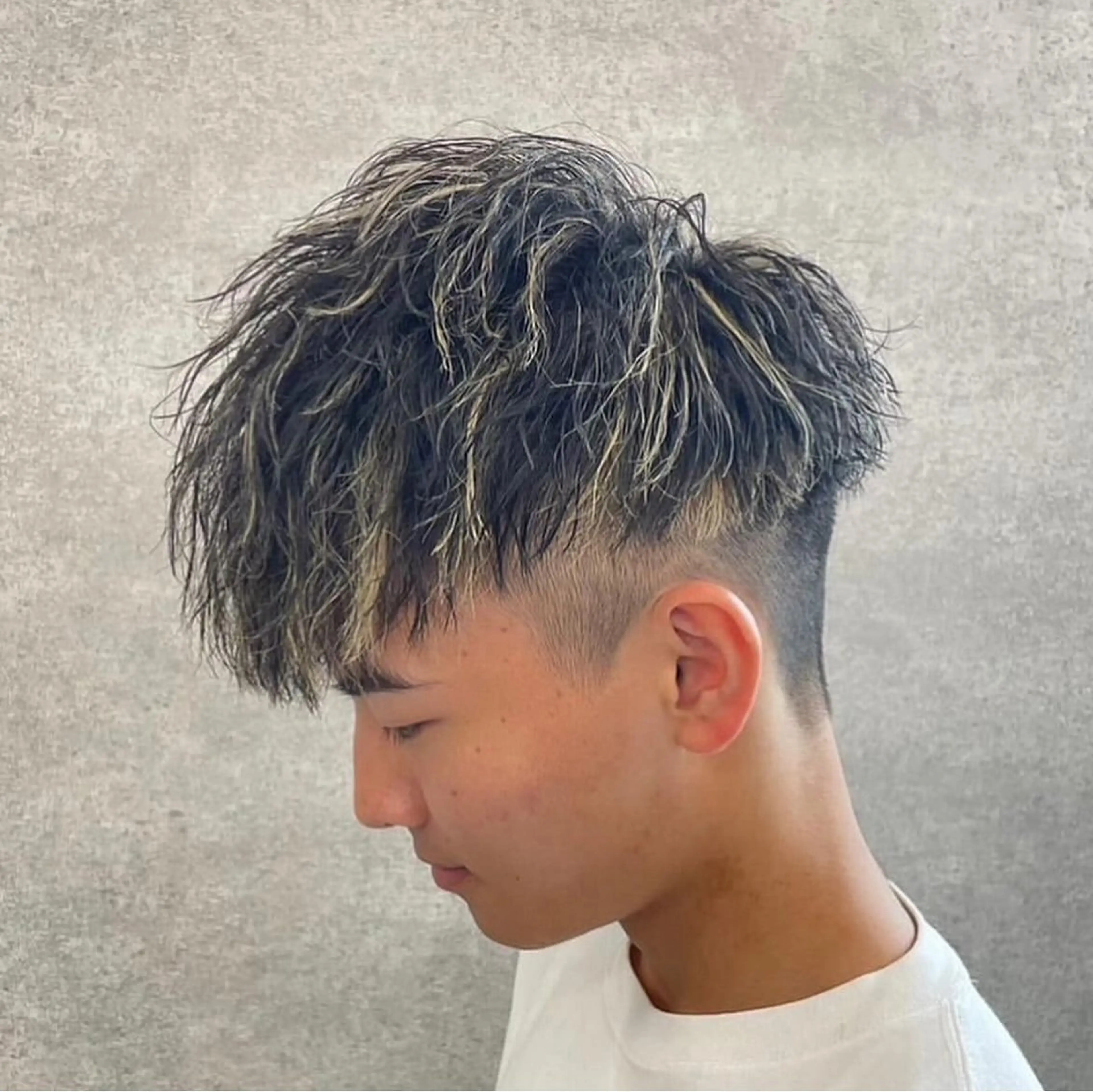 ショート カラー パーマ メンズ 🖤Ayumi🖤 メンズ特化❤️‍🔥のヘアスタイル