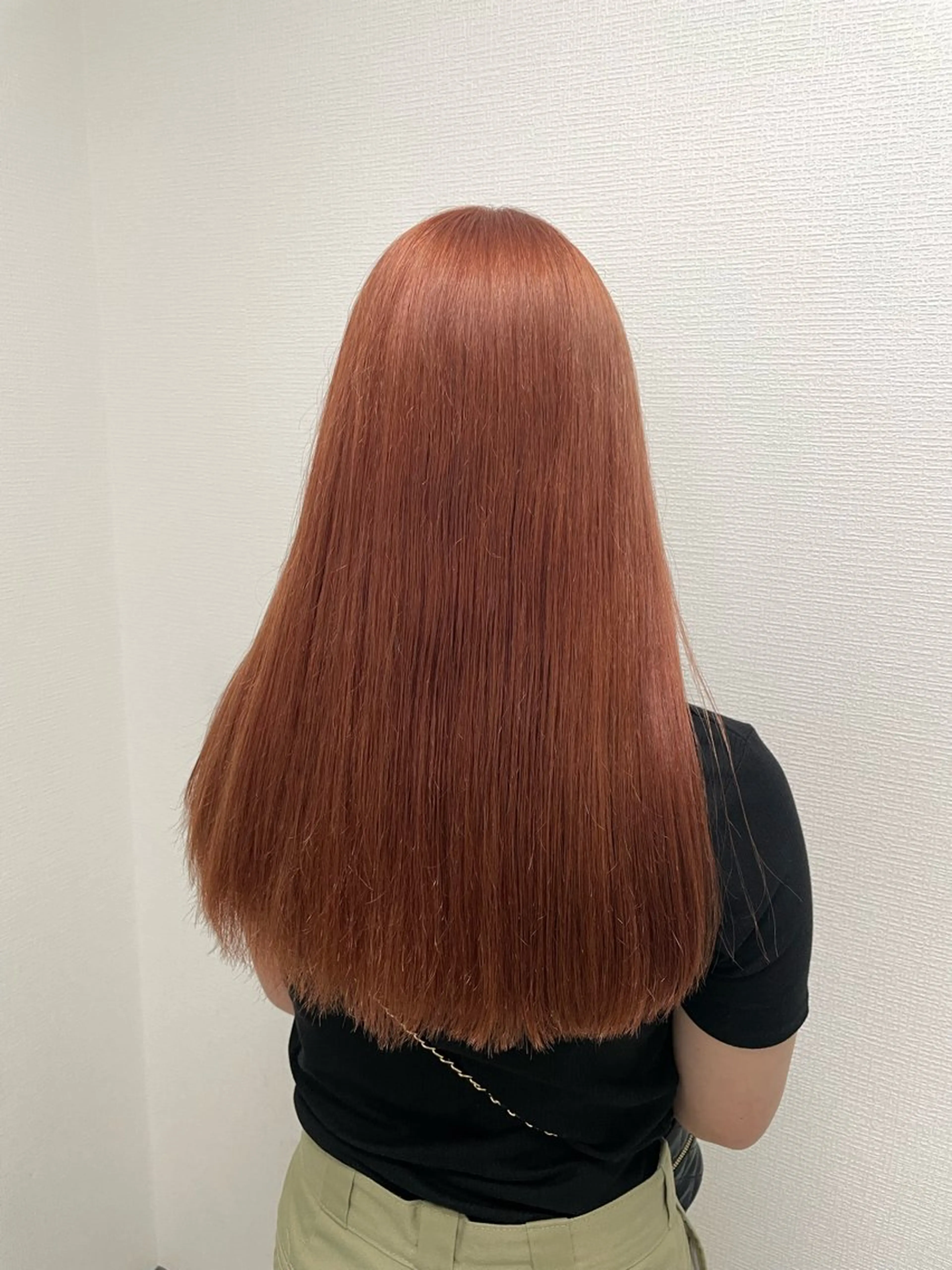 ロング カラー オレンジ ❄最強かわいいカラー ❄️MINA❄️のヘアスタイル