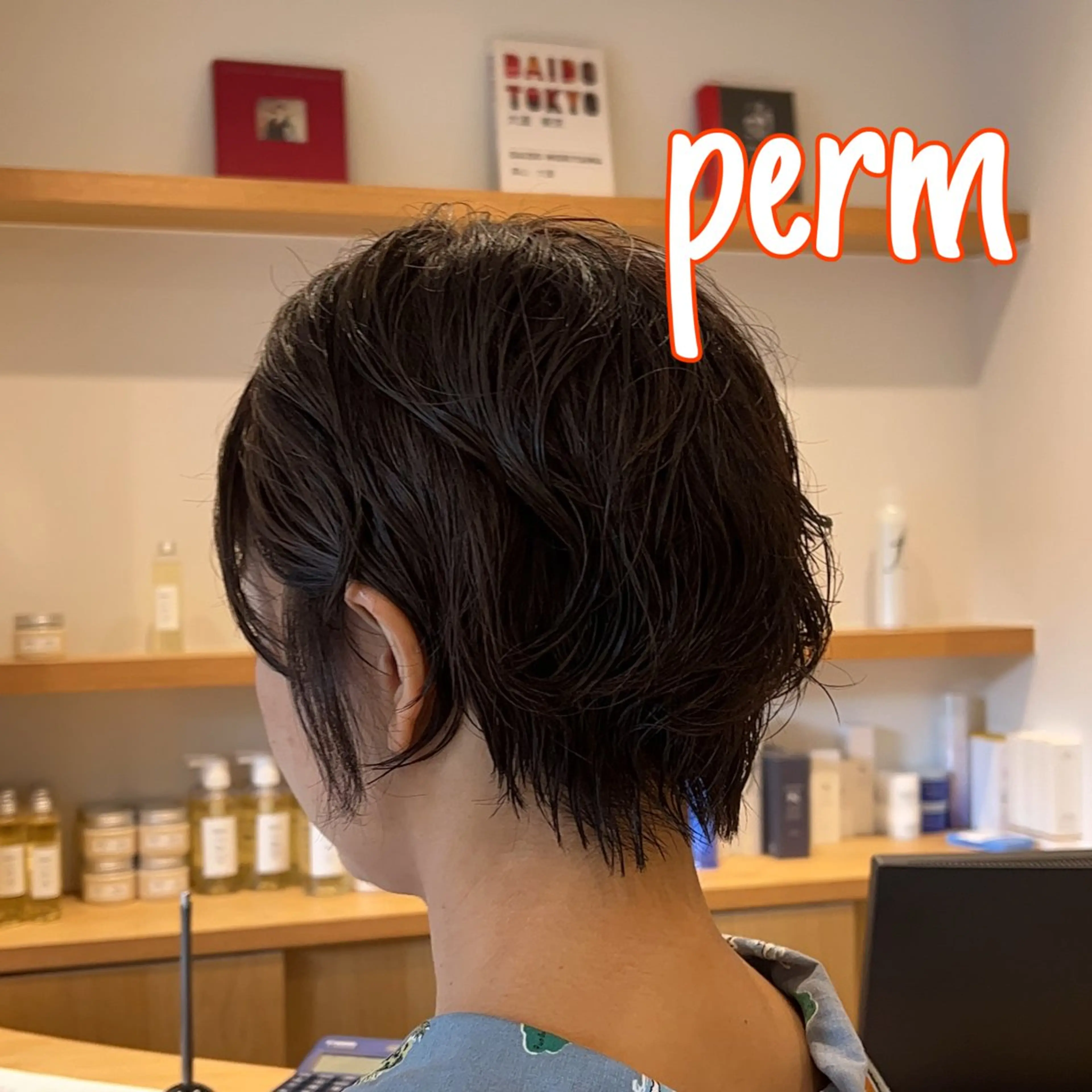 ショート ショートヘア カット パーマ CYAN.栄店所属・パーマ/髪質改善 【榎本千夏】のヘアスタイル