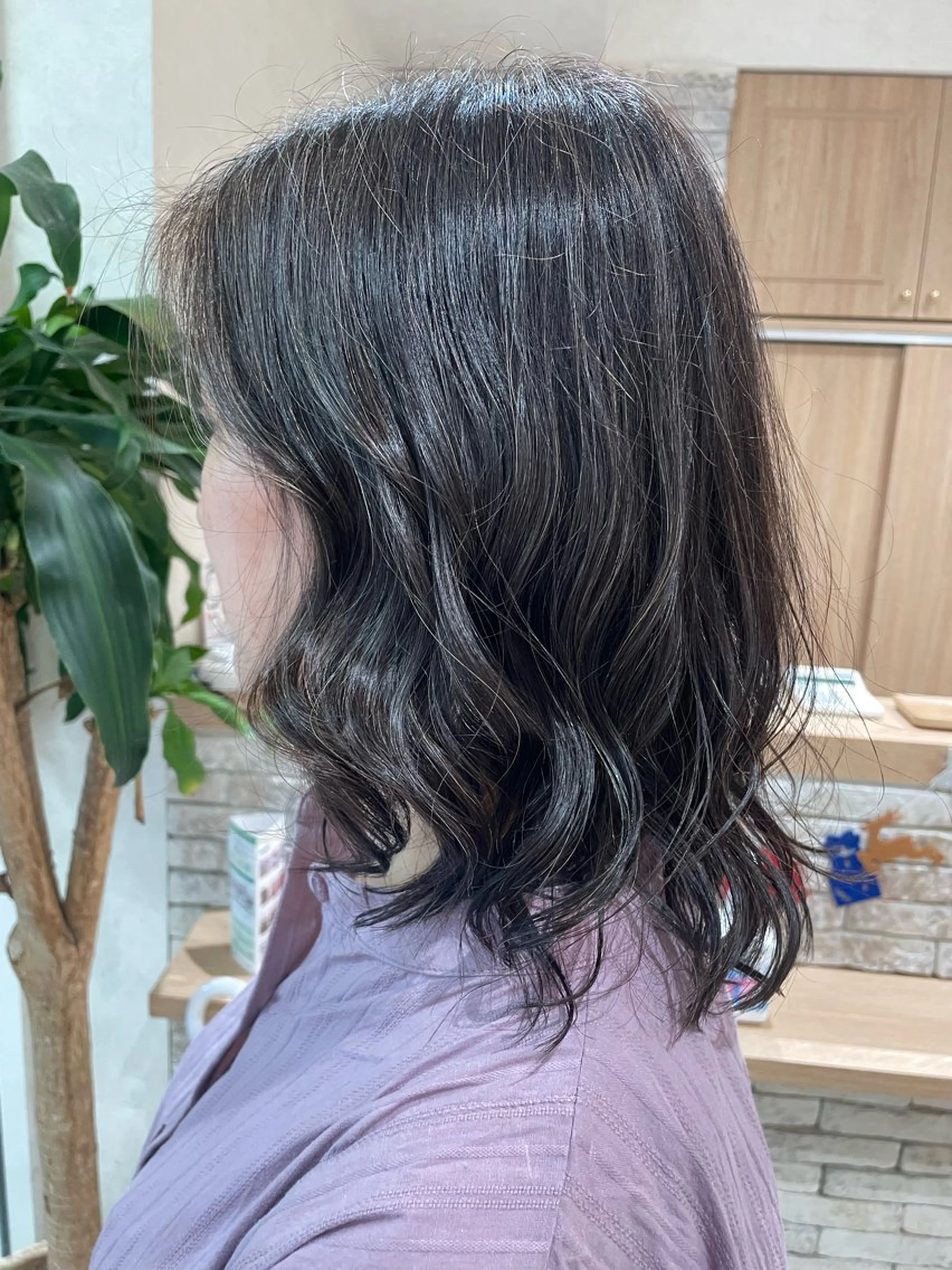 ミディアム レイヤー×ハイライト 🌷RINA🌷のヘアスタイル