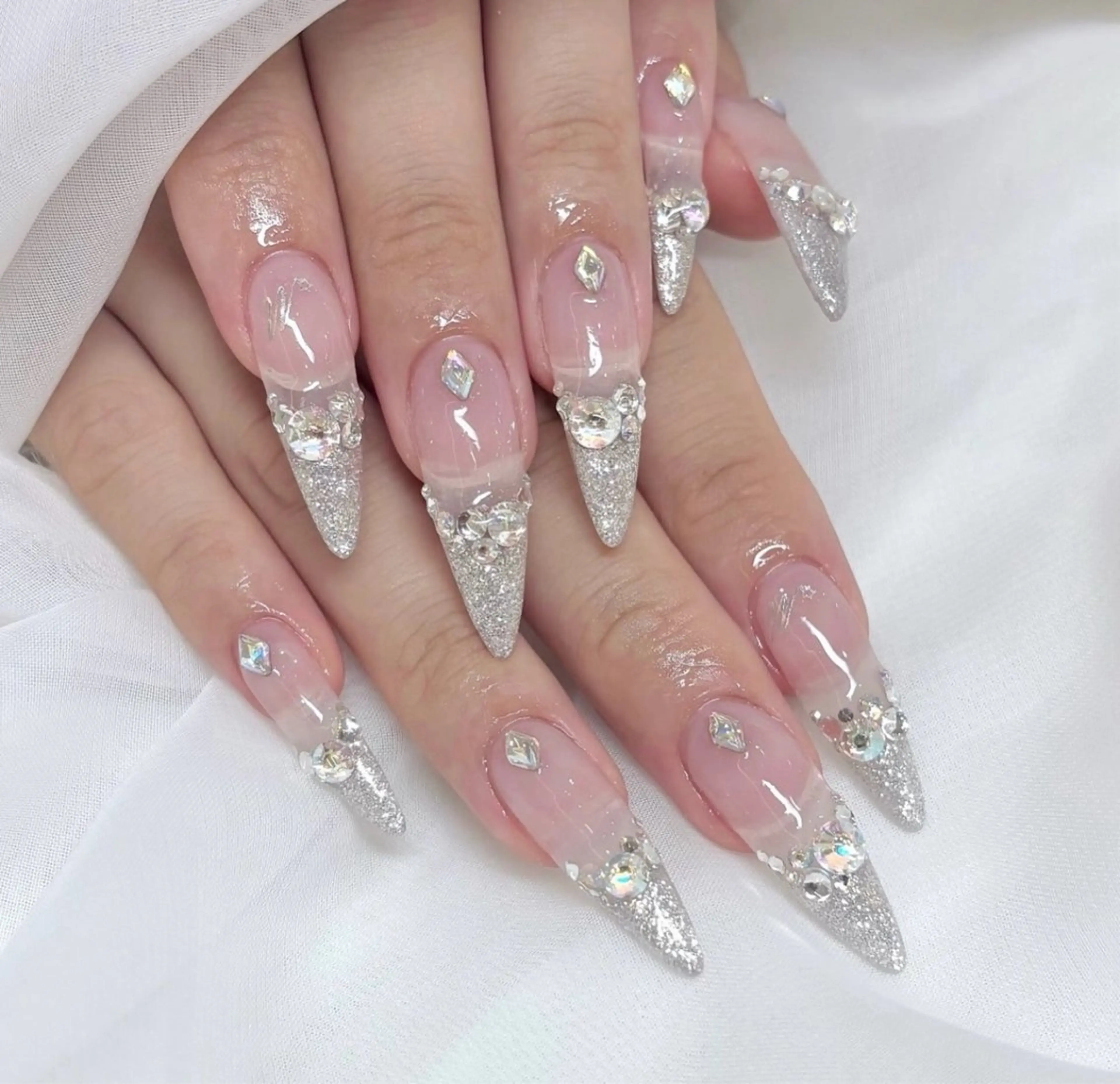 ネイル 長さ出し Mi nailsのネイルデザイン