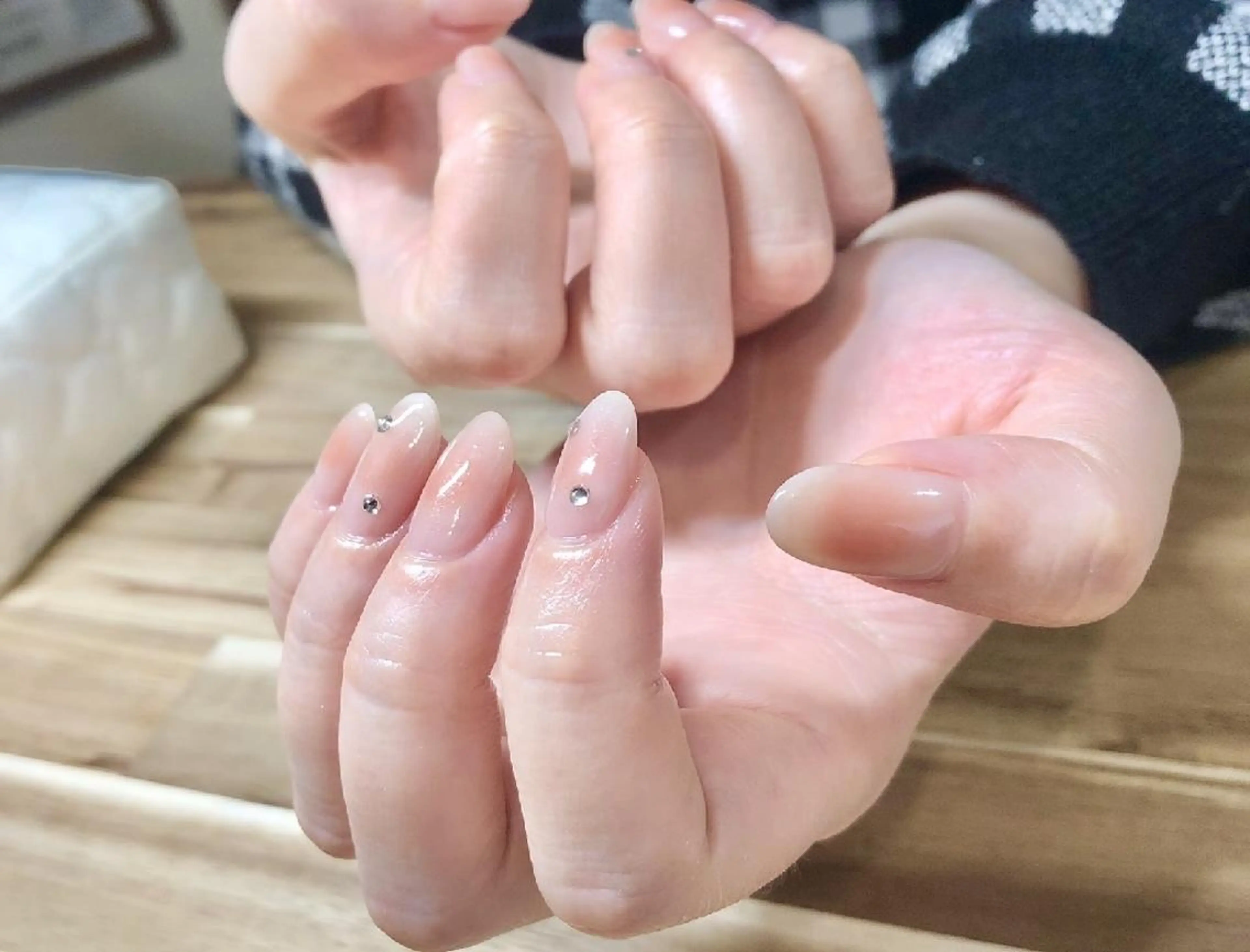 ネイル チークネイル VIBLISS福岡店 yurichanのネイルデザイン