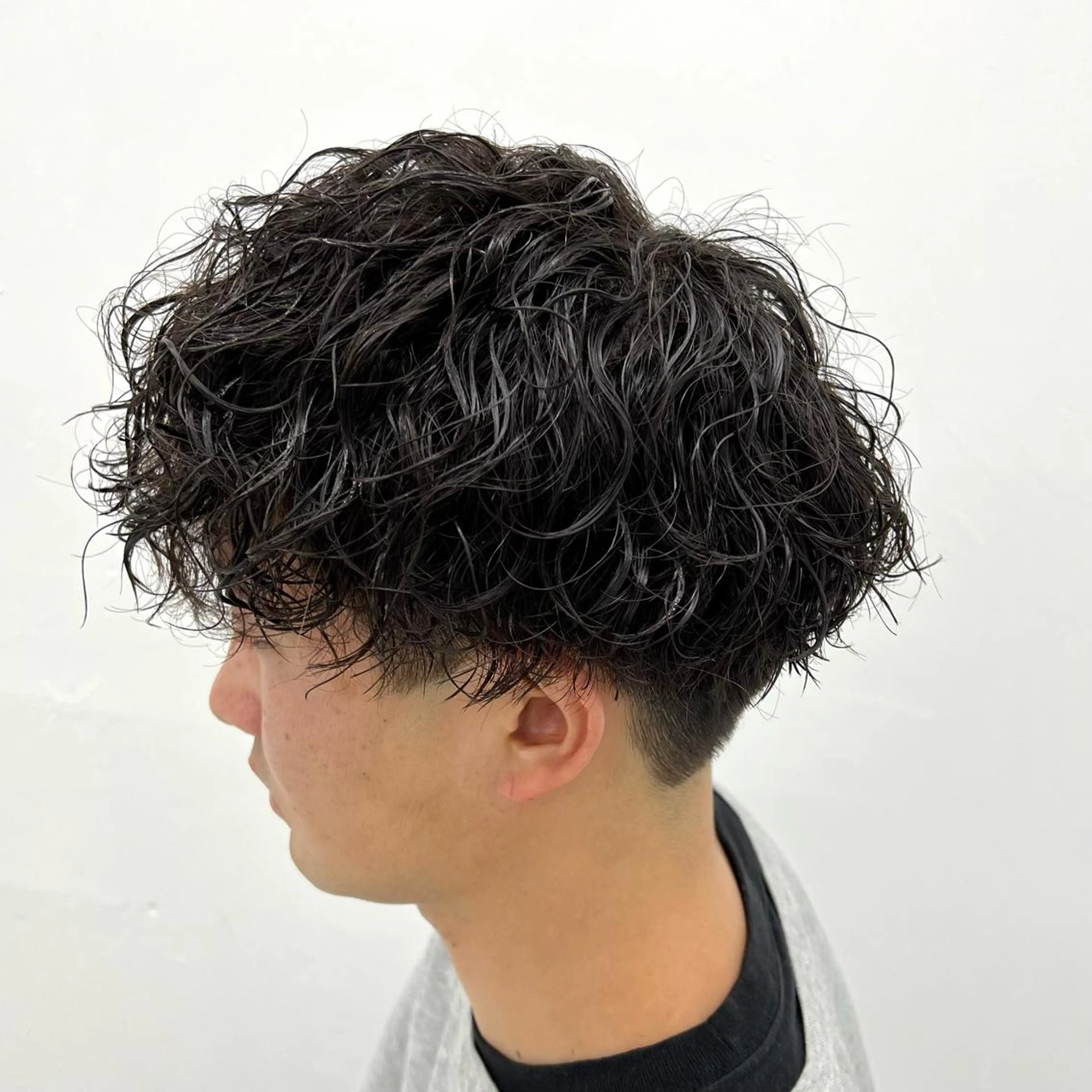 パーマ メンズ カット パーマ 柏メンズカットパーマ NO.1タイチのヘアスタイル