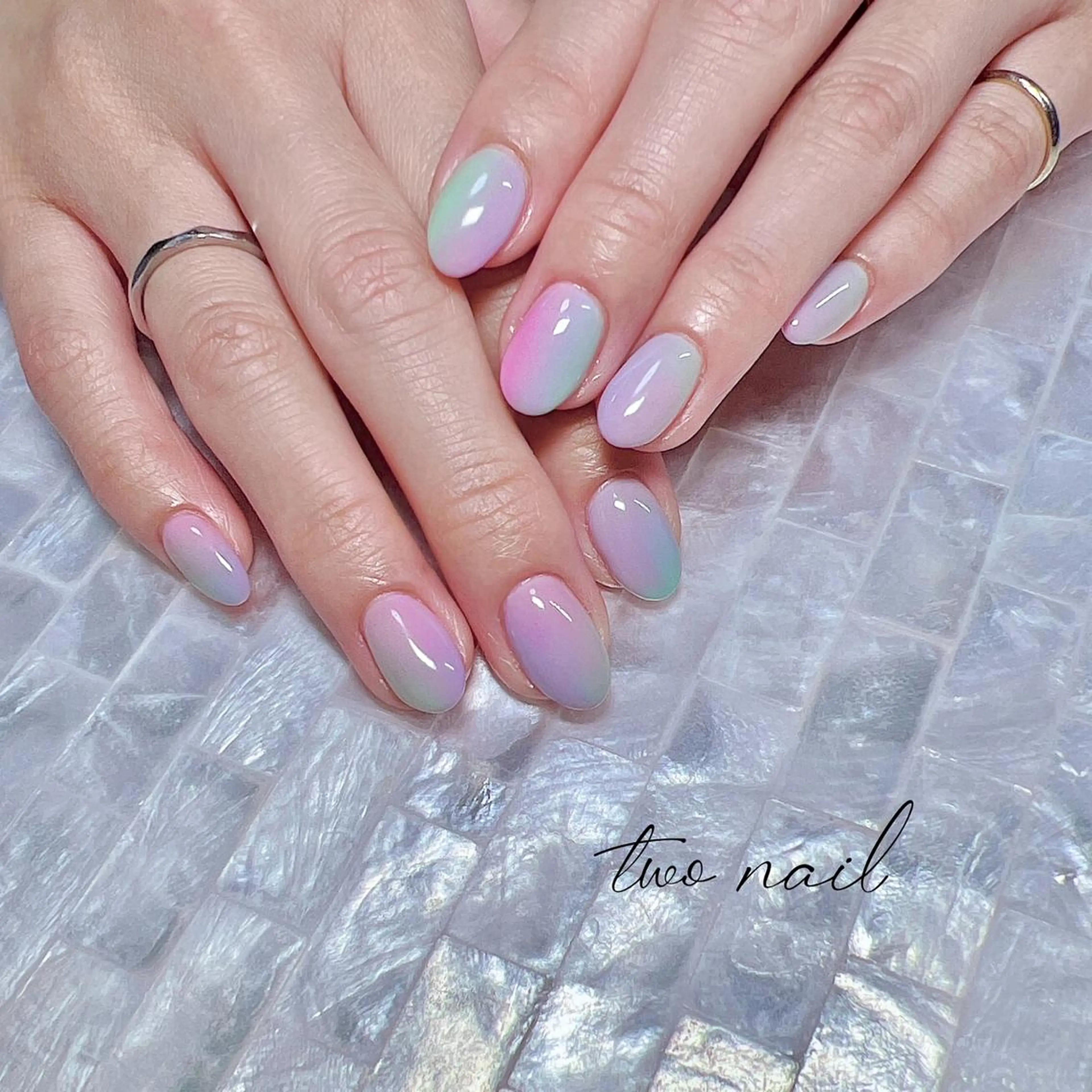 ネイル アートネイル フットネイル ハート ニュアンスネイル オフィスネイル ハンドネイル two nailのネイルデザイン