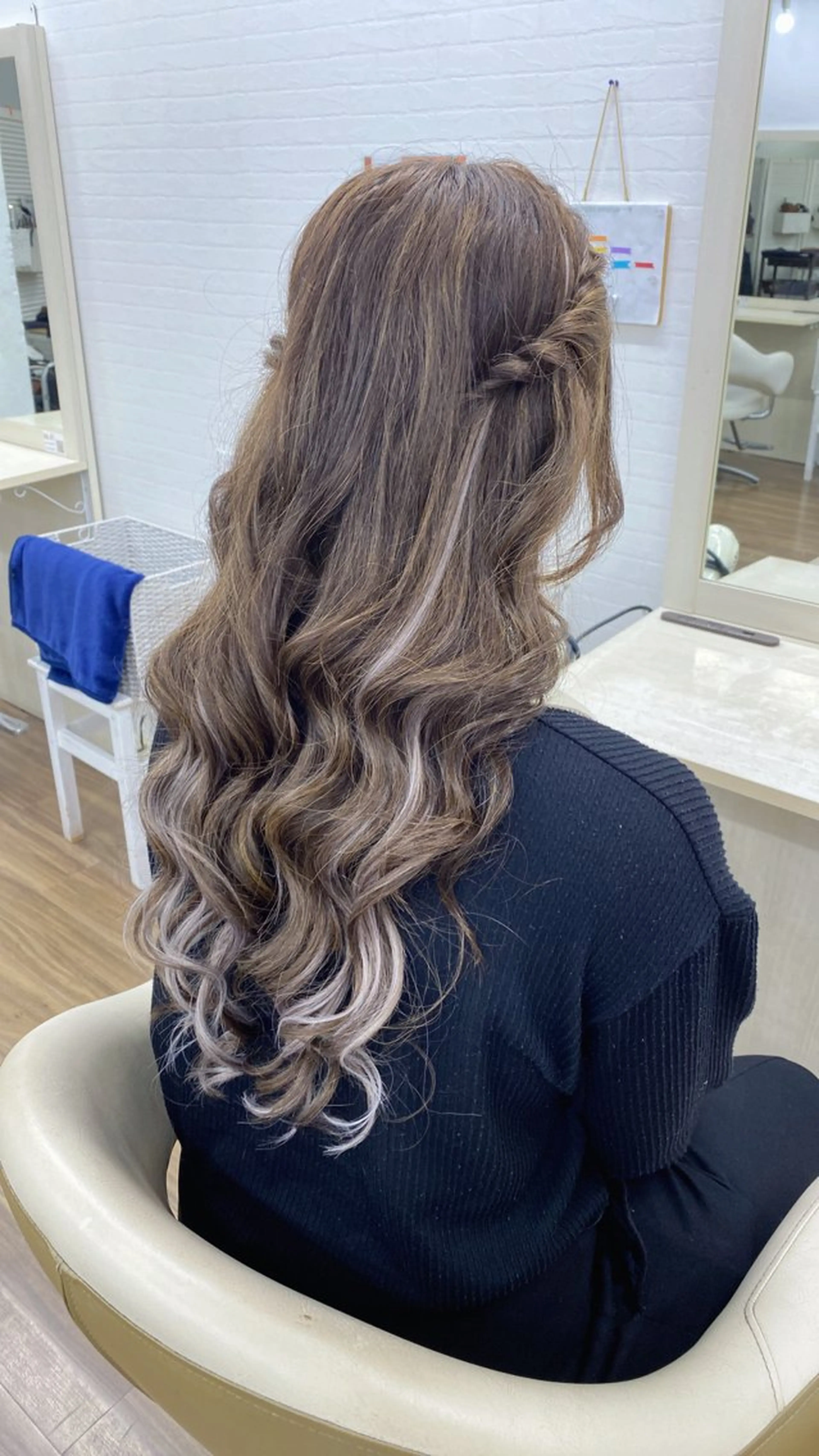 ミディアム シールエクステ エクステ エクステ GLOSS♡ ヤマガミコウジのヘアスタイル