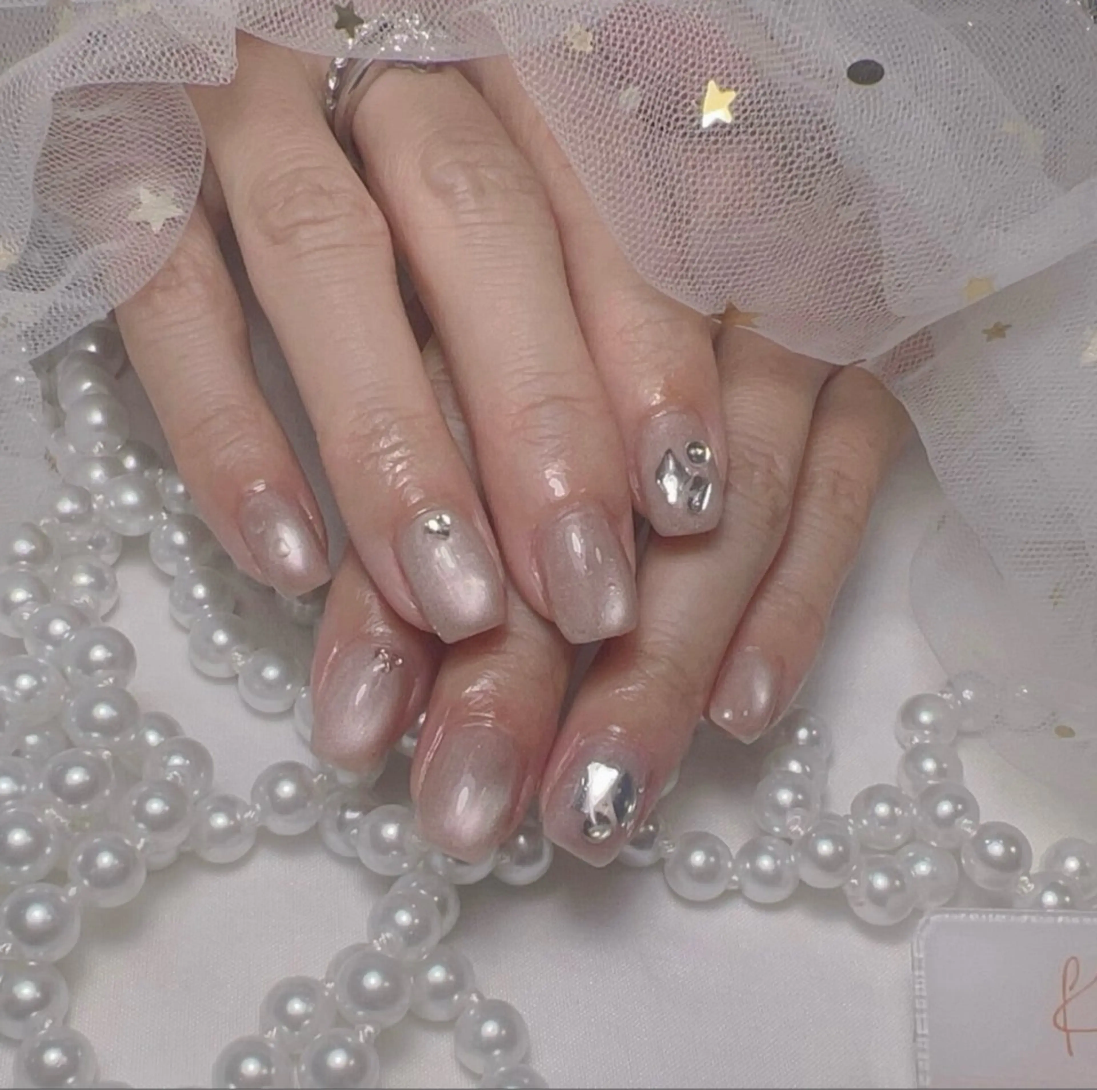ネイル アートネイル フレンチネイル ジェルネイル グラデーション 韓国ネイル Nail Salon kihi大塚店のネイルデザイン