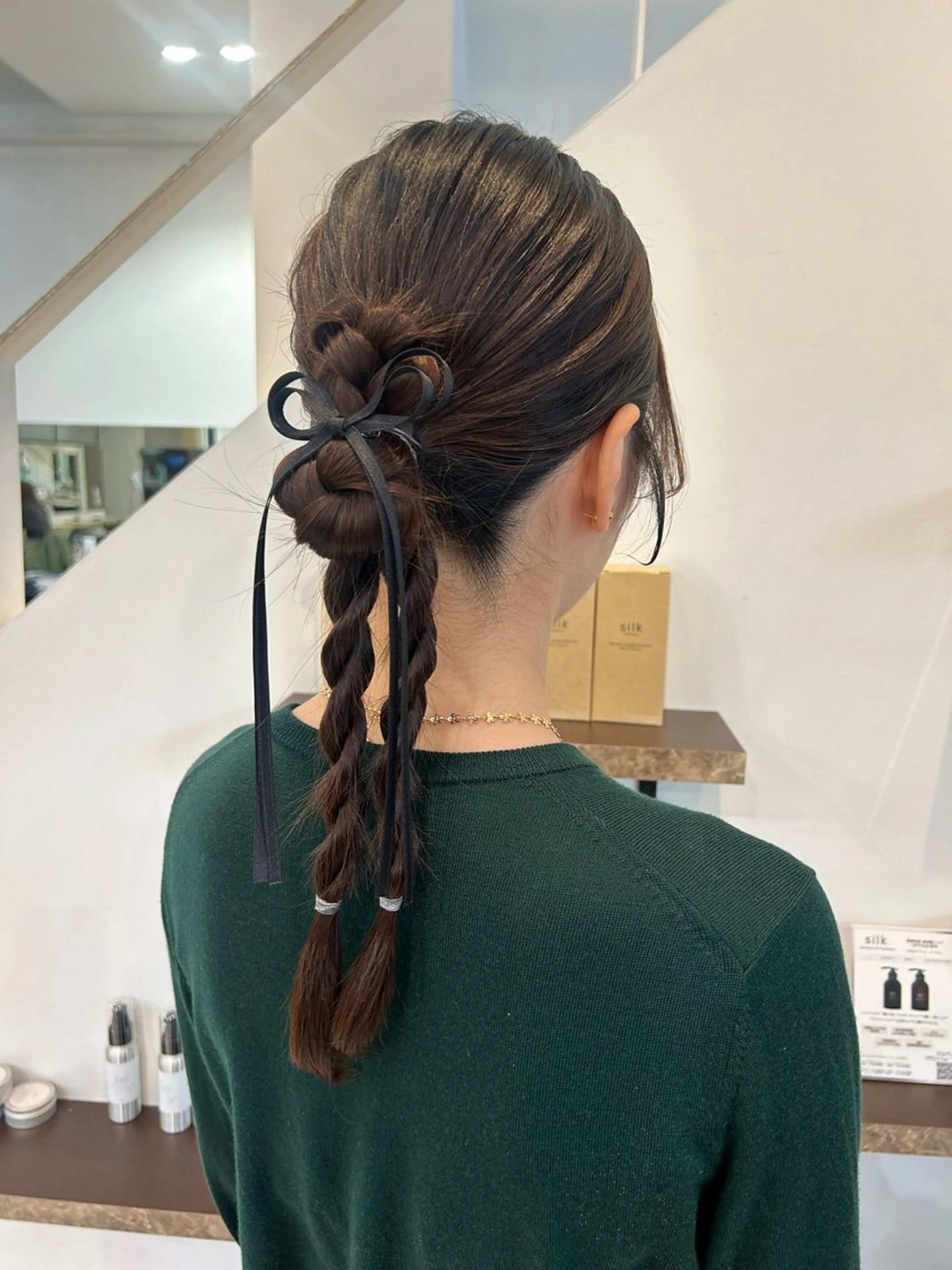 セミロング ヘアアレンジ ヘアセット VIEW Tokyo所属・🎀ミディアムボブ/ 縮毛矯正/ひかりのヘアスタイル