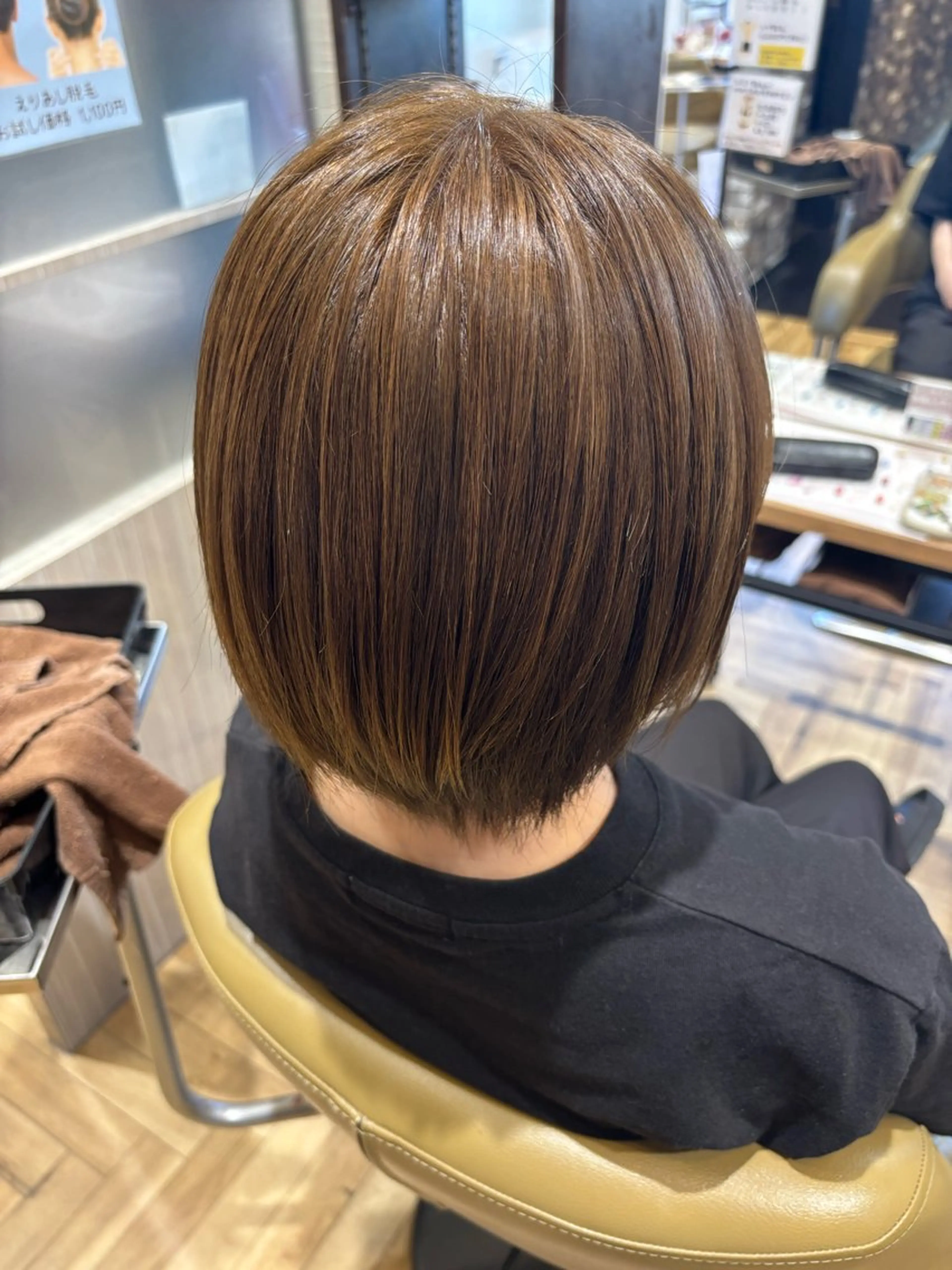 カラー ベージュカラー ヘアカラー 木村 綺音のヘアスタイル