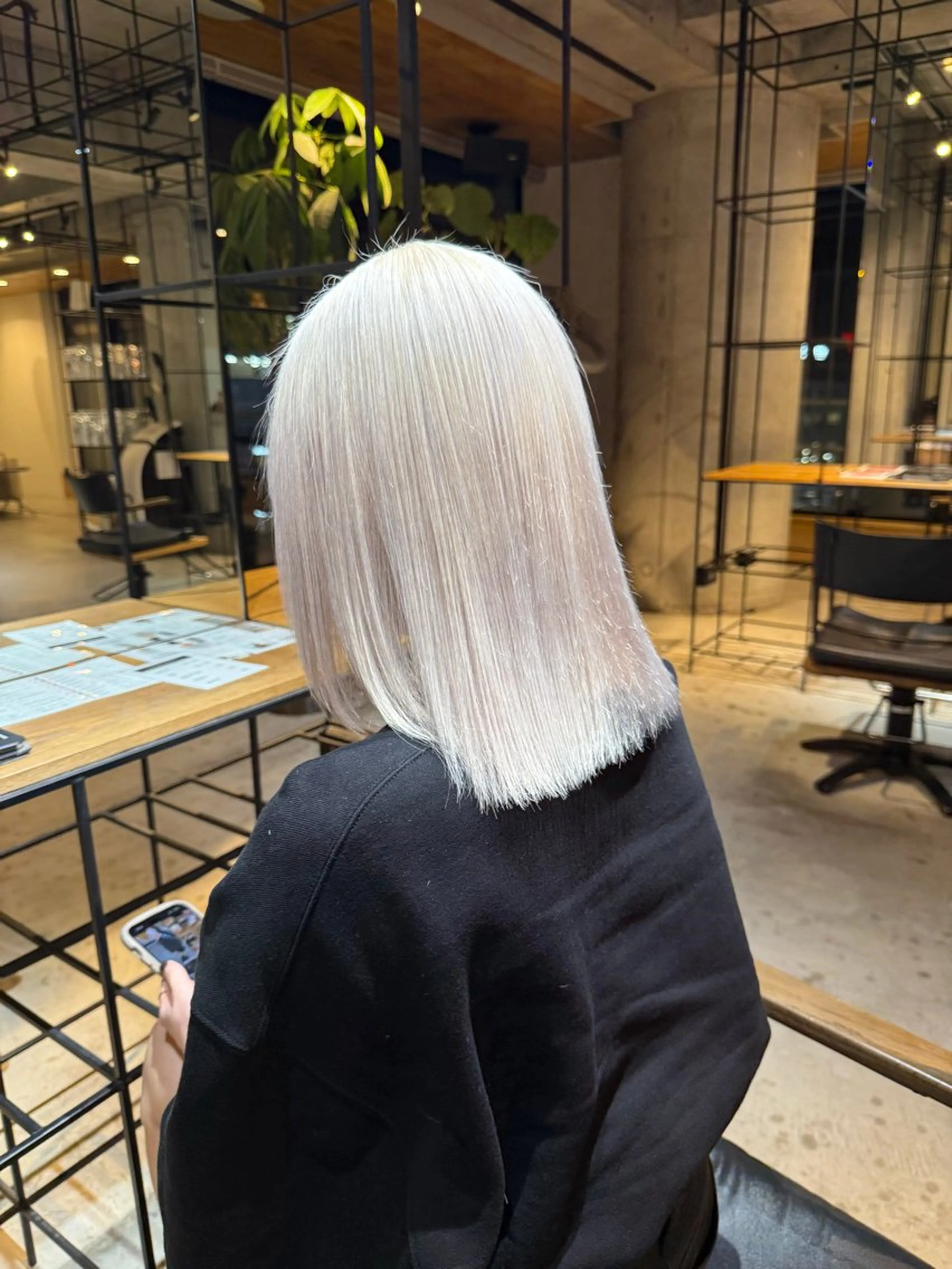 ミディアム カット ヘアカラー トリートメント ベージュカラー🕊️ 新潟駅/谷口大海のヘアスタイル