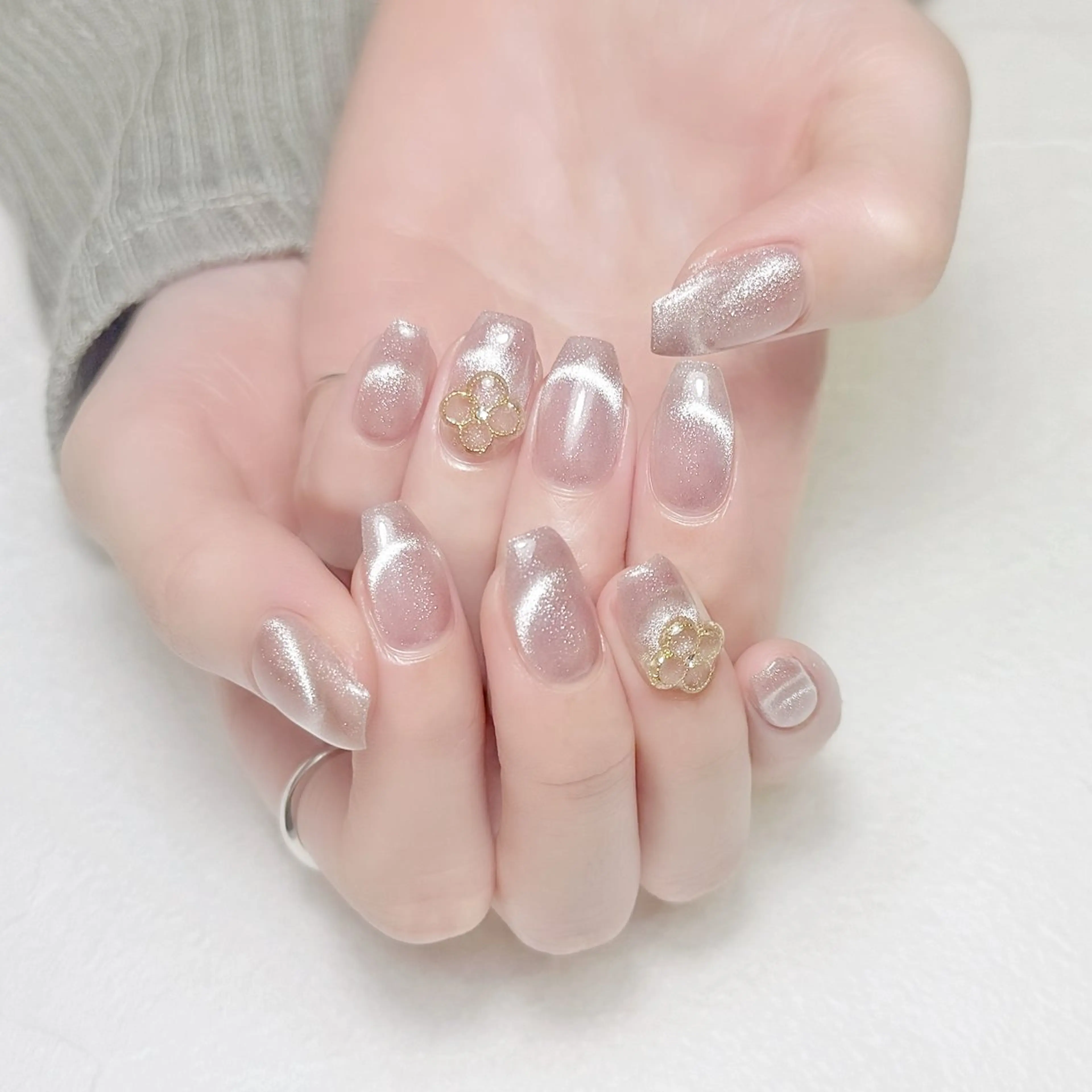 ネイル マグネットネイル オフィスネイル rouse nail RISATOのネイルデザイン