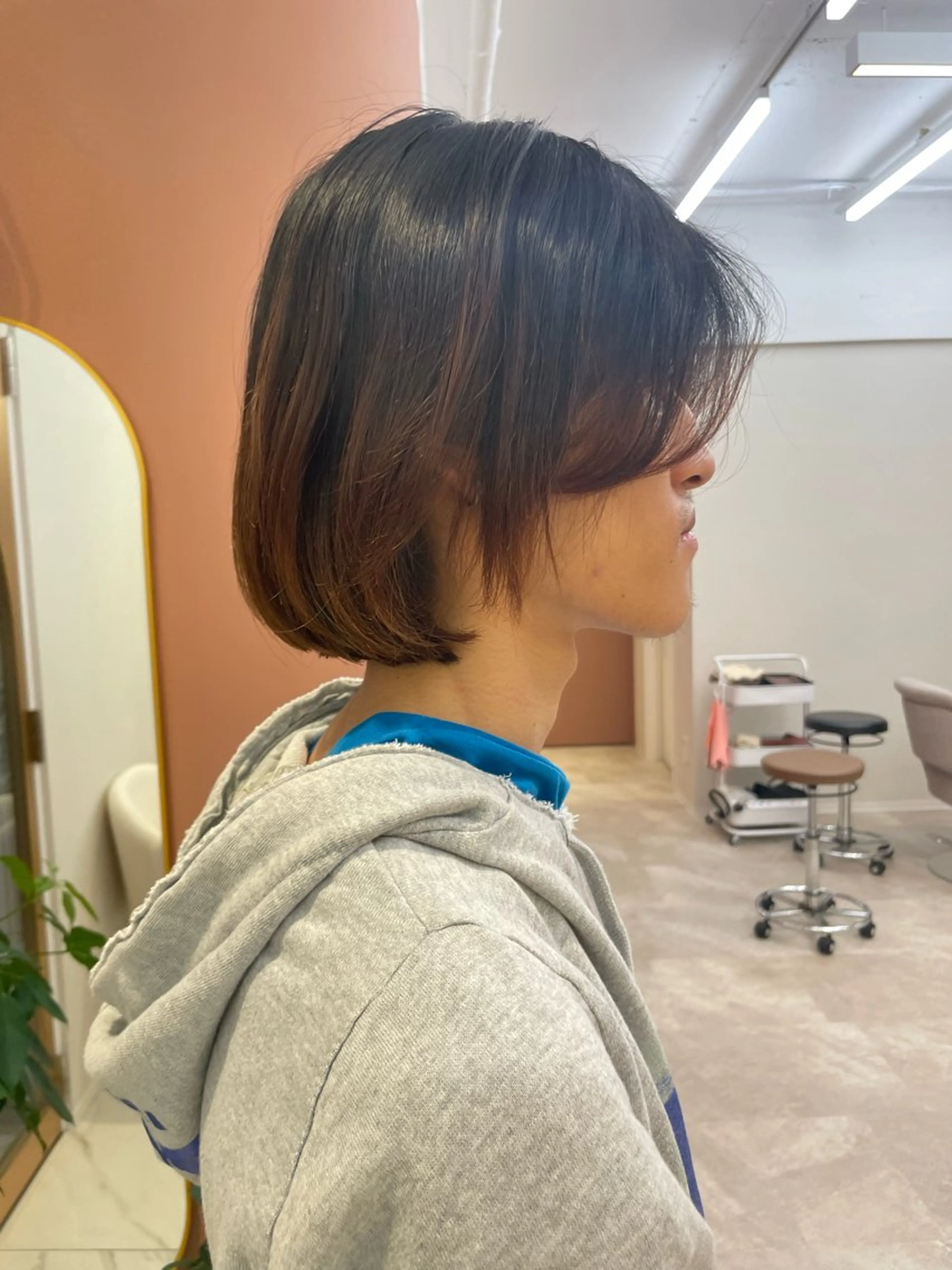 ミディアム メンズ ショート・ボブ 中村俊哉のヘアスタイル