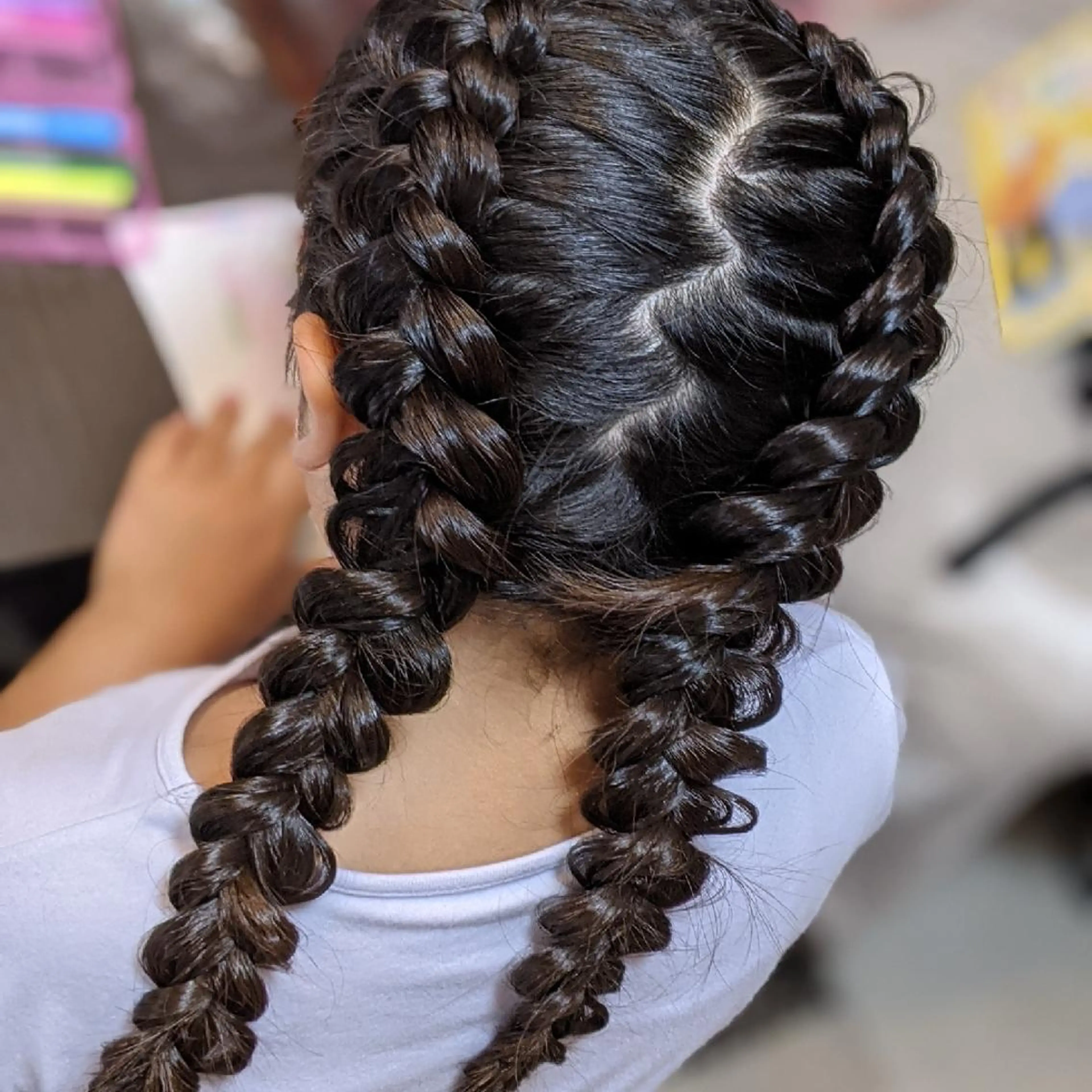 キッズ ヘアアレンジ エクステ scamp ★のヘアスタイル