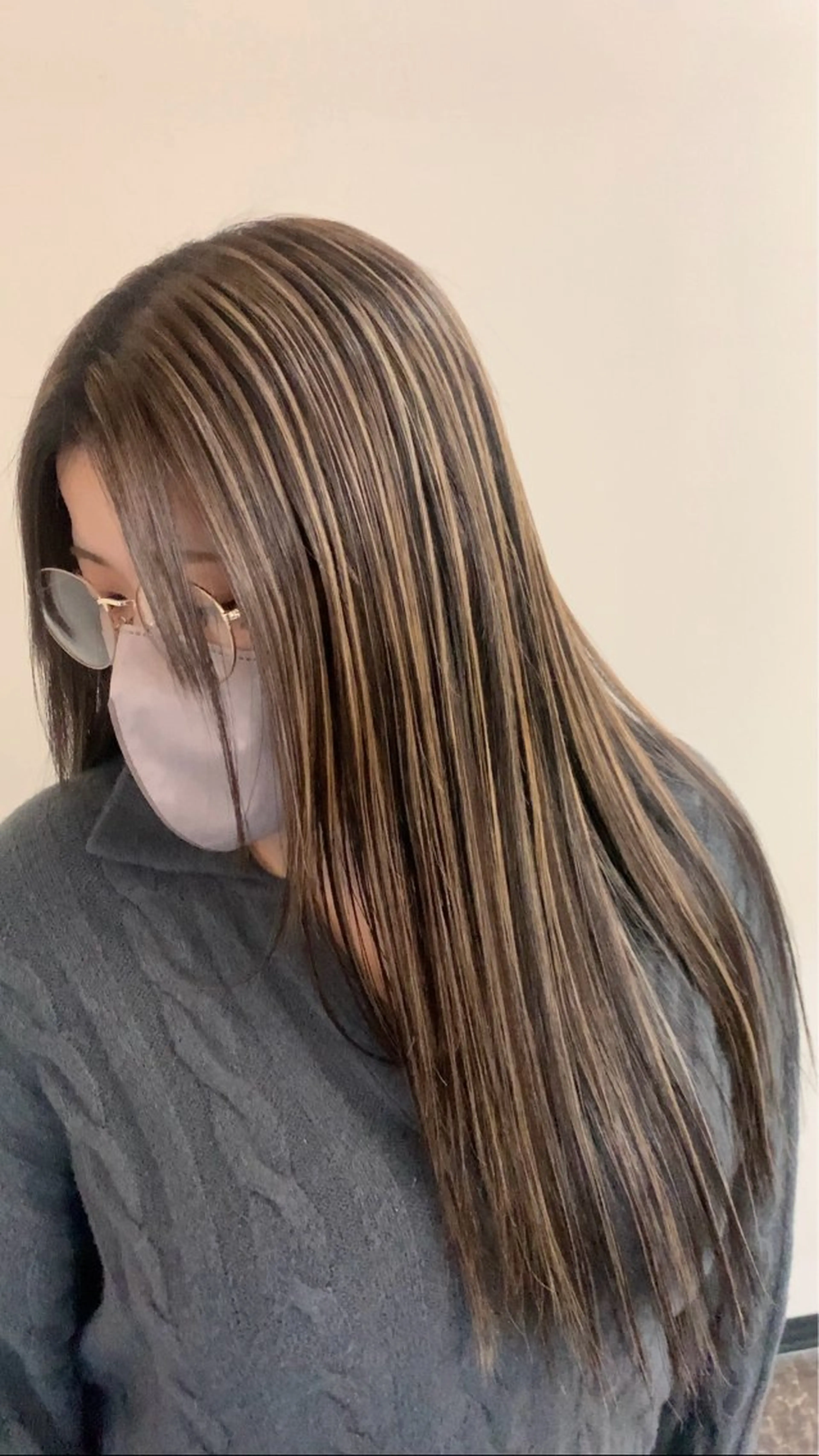 ロング カラー 松田 まつだのヘアスタイル