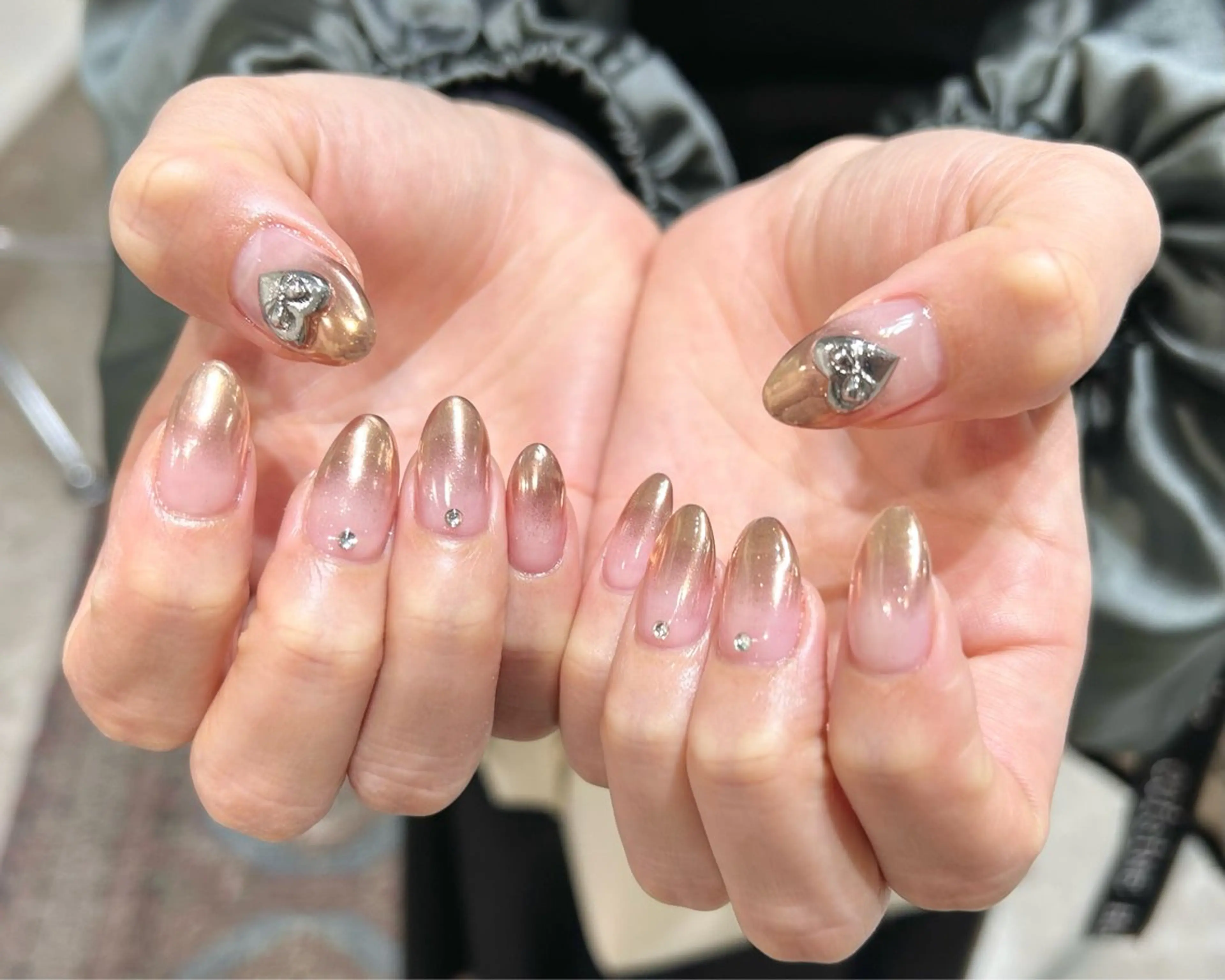 ネイル ハンドネイル 0203ムニムサン 💙Mihoのネイルデザイン