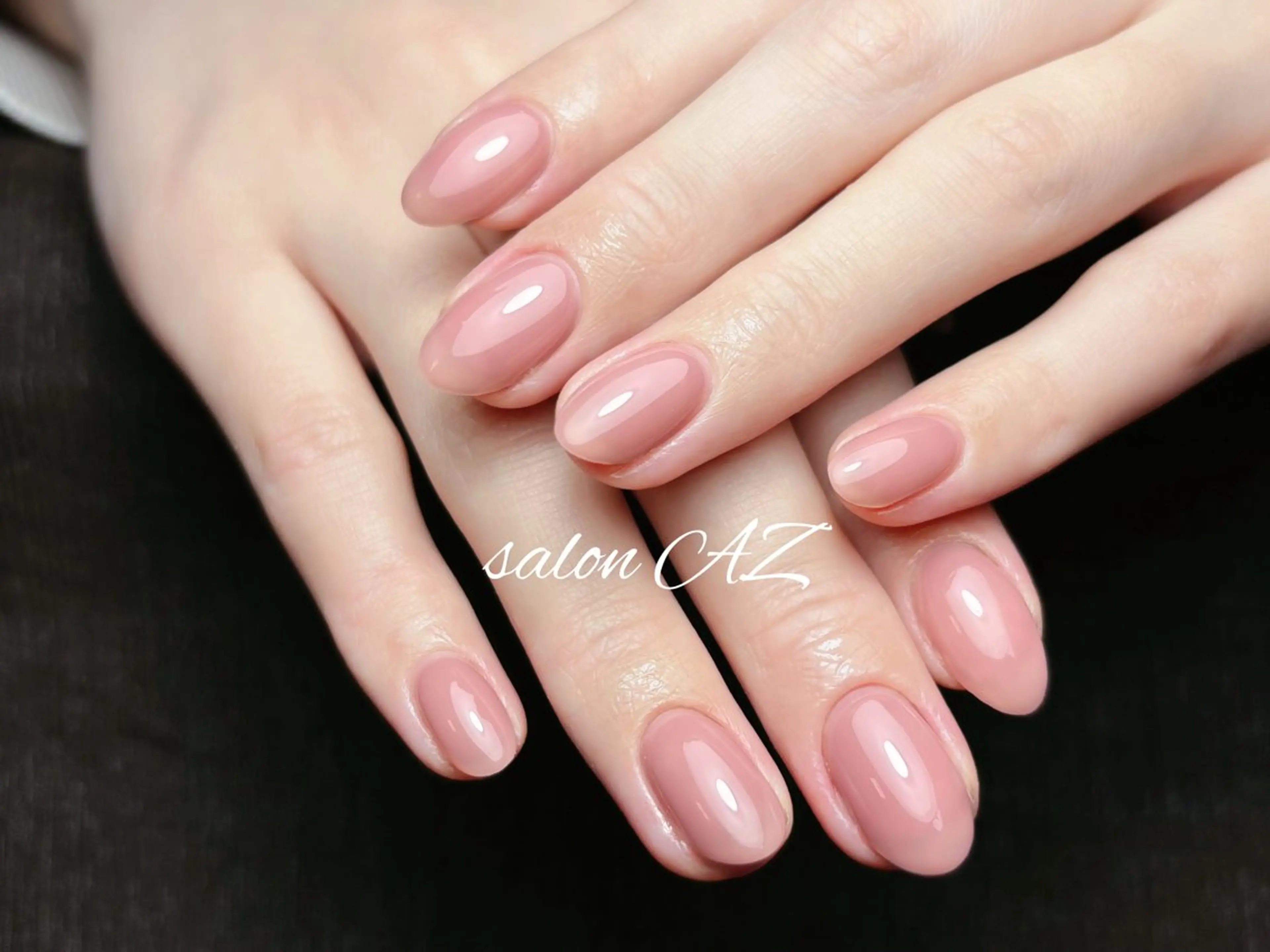 ネイル 桜ネイル 長さ出し フットネイル フレンチネイル ジェルネイル salon AZのネイルデザイン