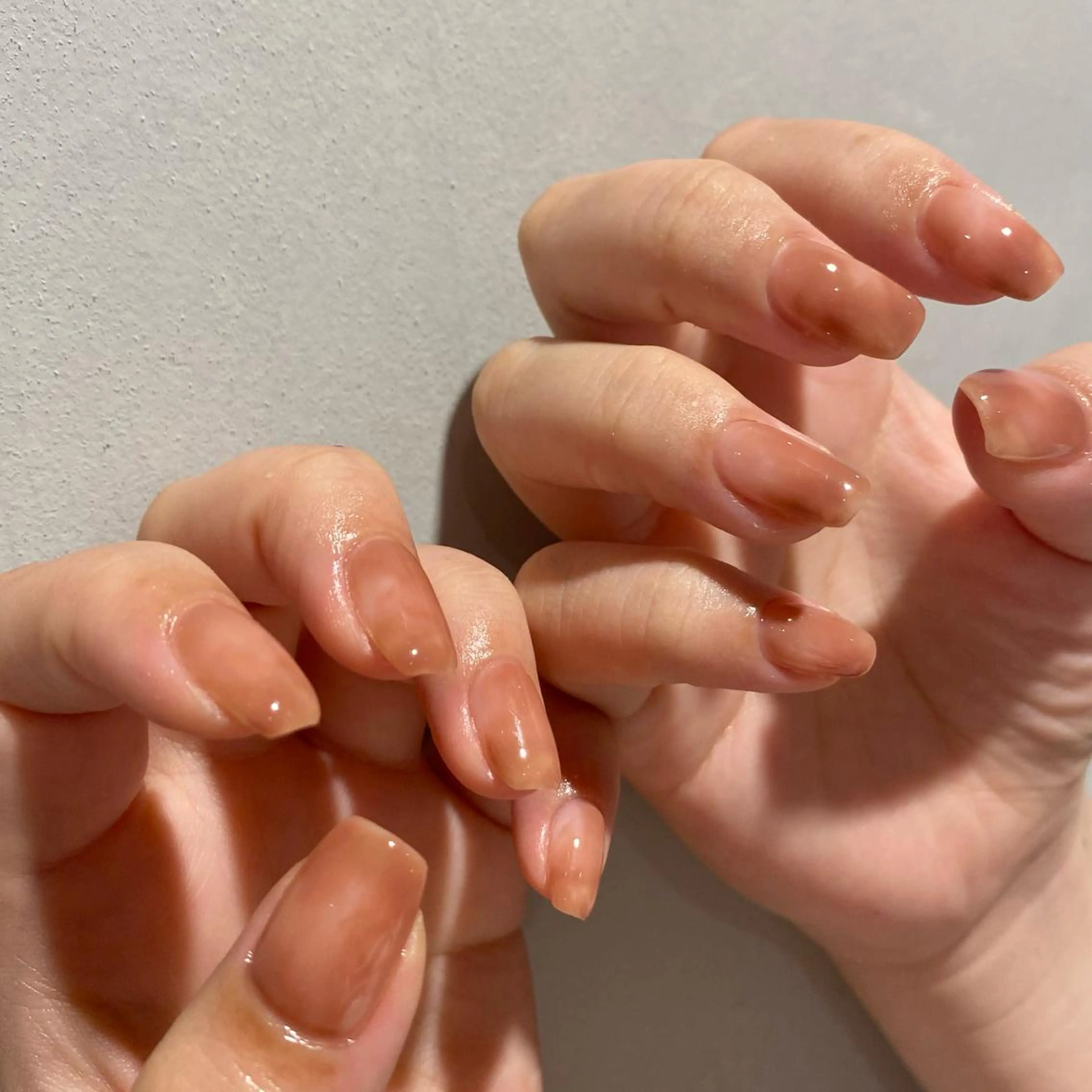 ネイル ニュアンスネイル ハンドネイル RINO AMANE nailのネイルデザイン
