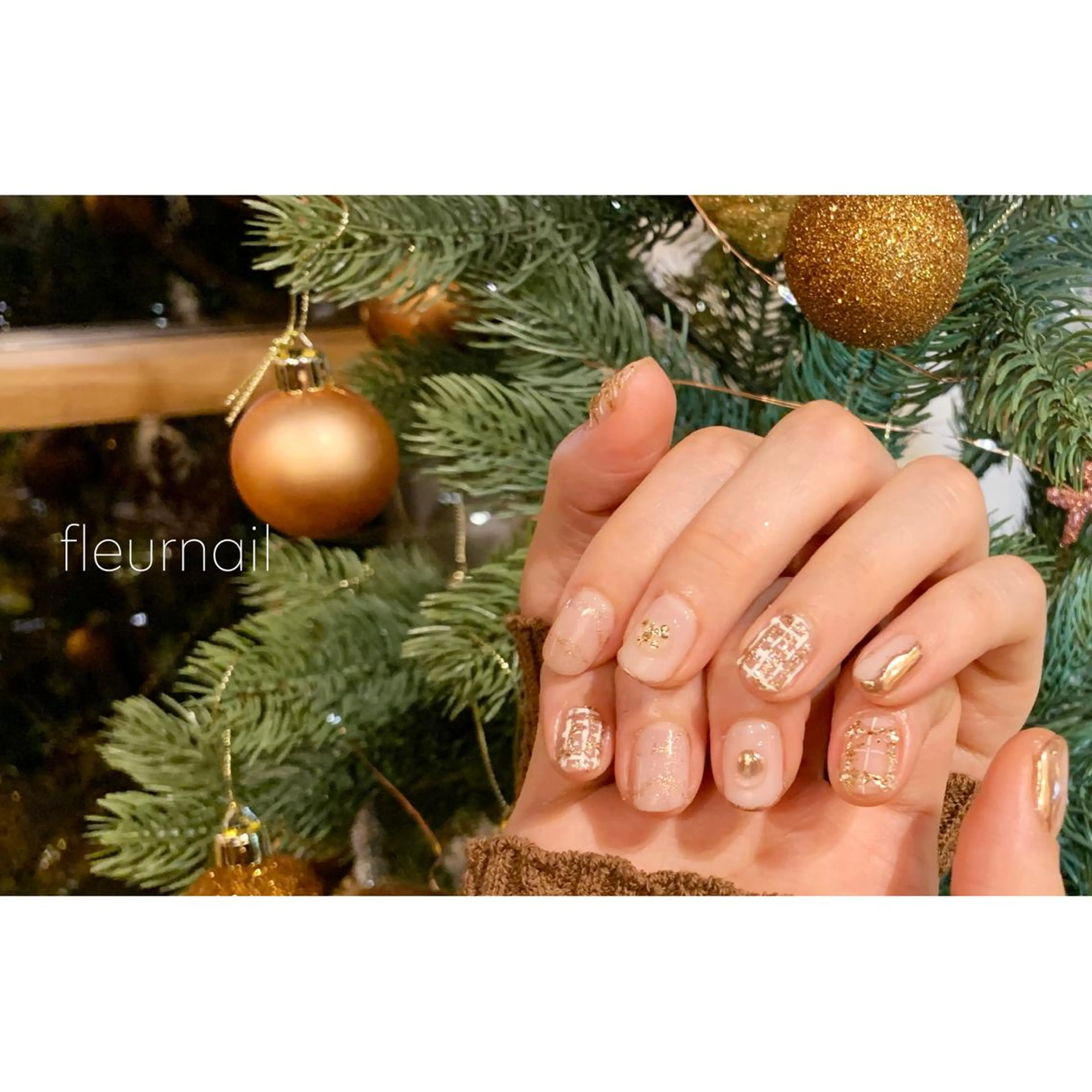 ネイル ブルー 成人式 長さ出し ジェルネイル ミラーネイル ハンドネイル 【パラジェル登録サロン】nail pollen所属・fleurnail miuraのネイルデザイン