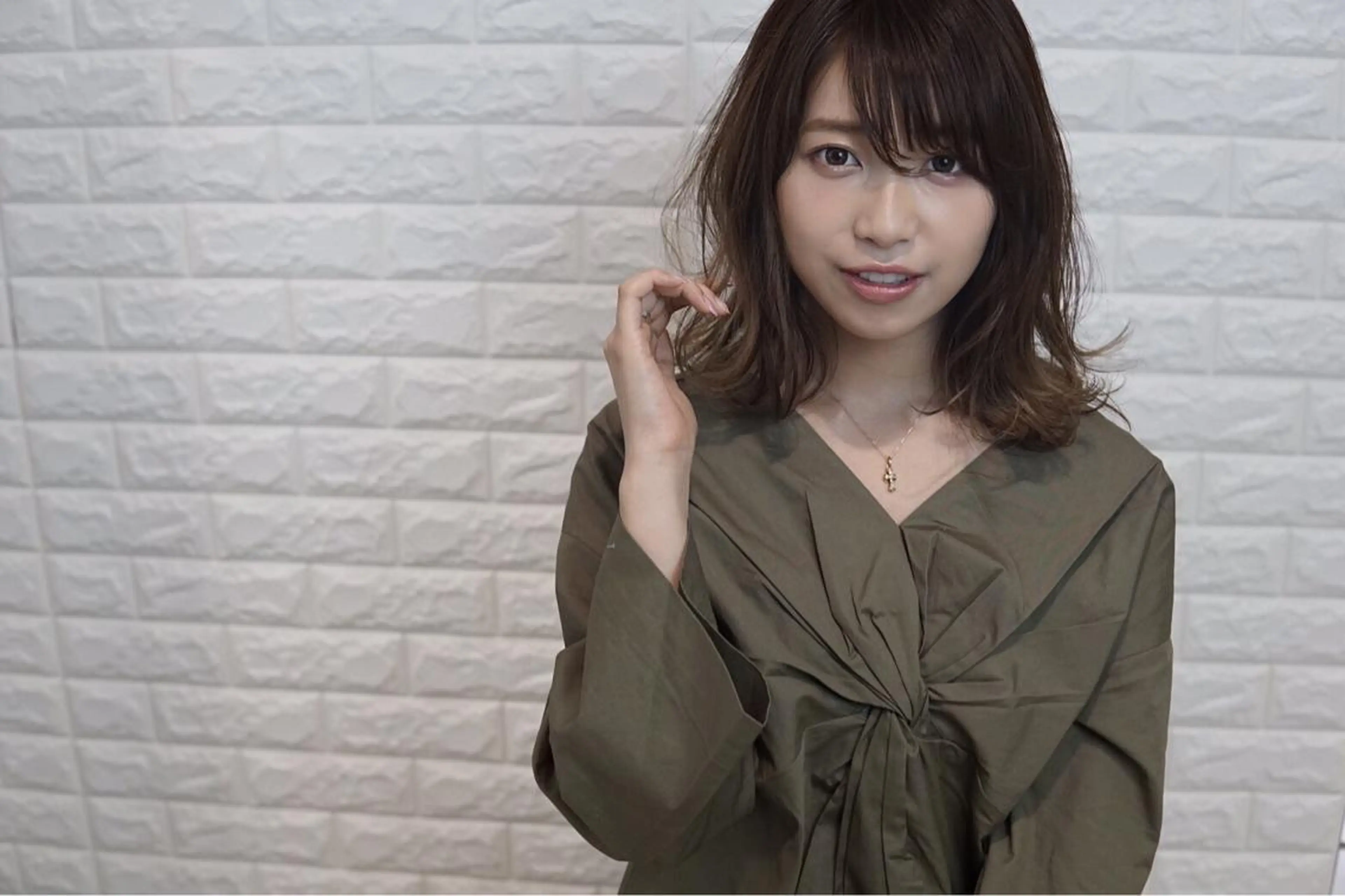 ミディアム EARTH 志木店のヘアスタイル