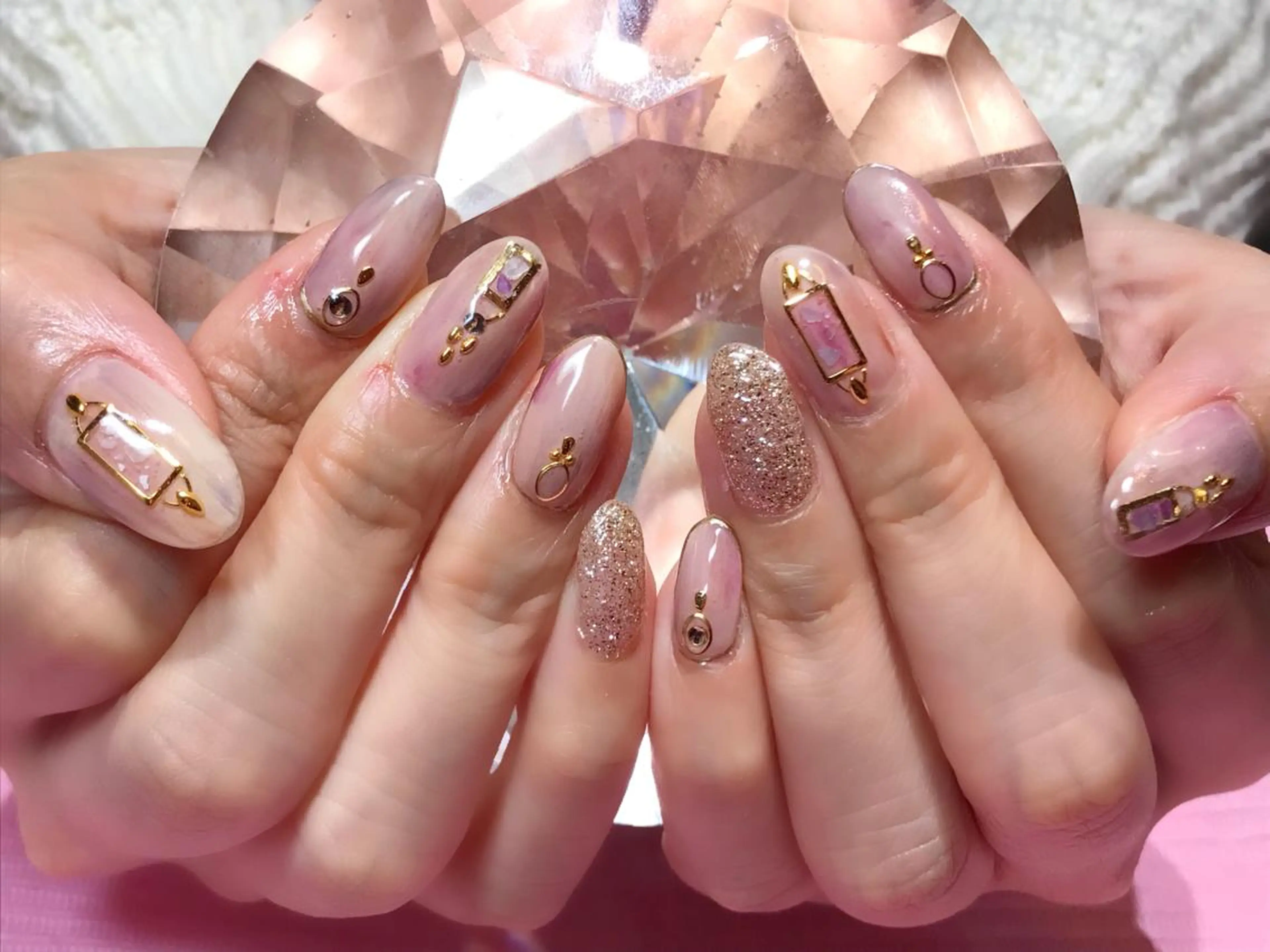 ネイル ジェルネイル 持ち込み ニュアンスネイル YUN 💅のネイルデザイン