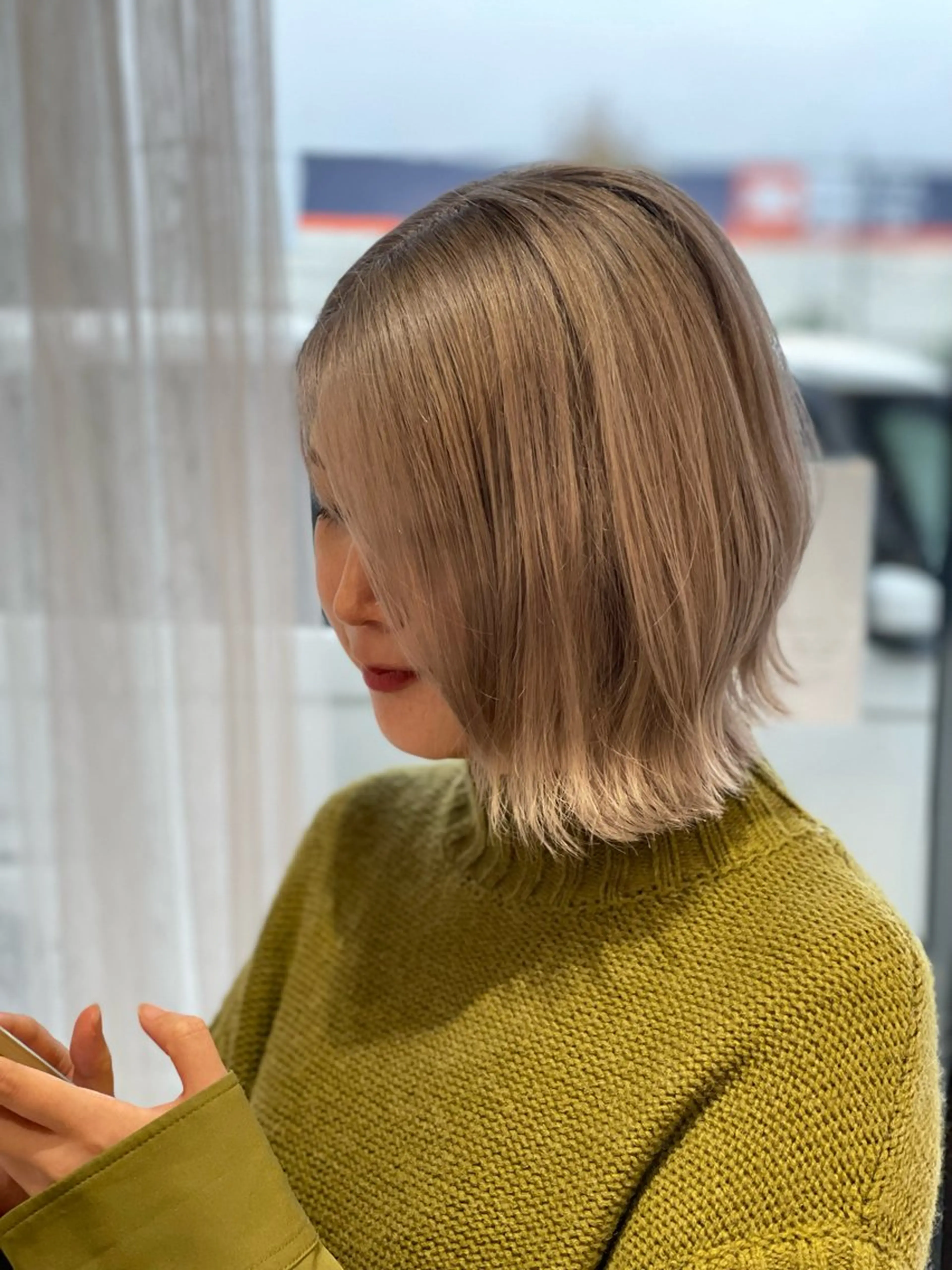 ミディアム Hirose Ryoのヘアスタイル