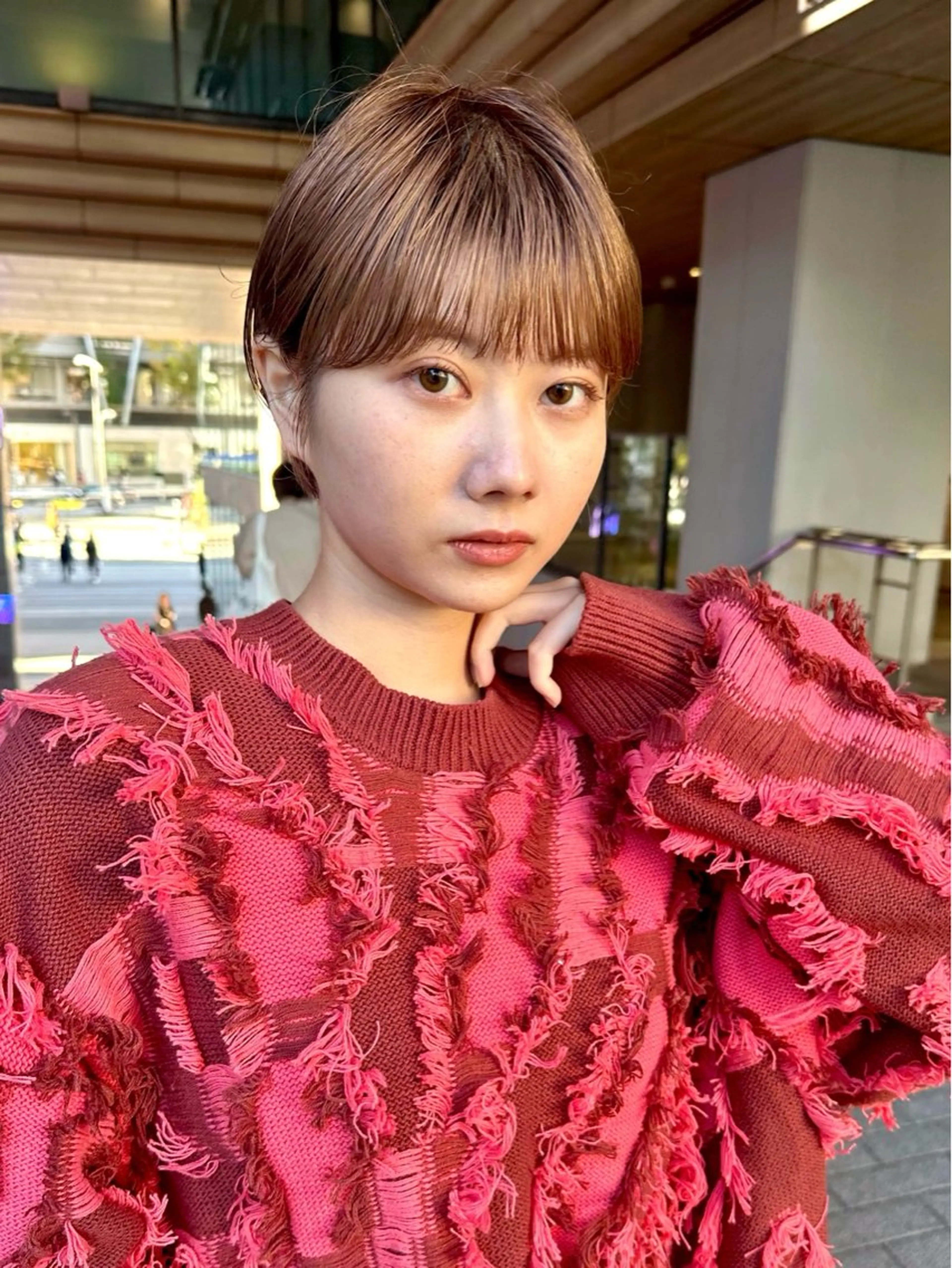 ショート カット ヘアカラー 骨格診断で絶対可愛い ✨丸みショート✨凌弥のヘアスタイル