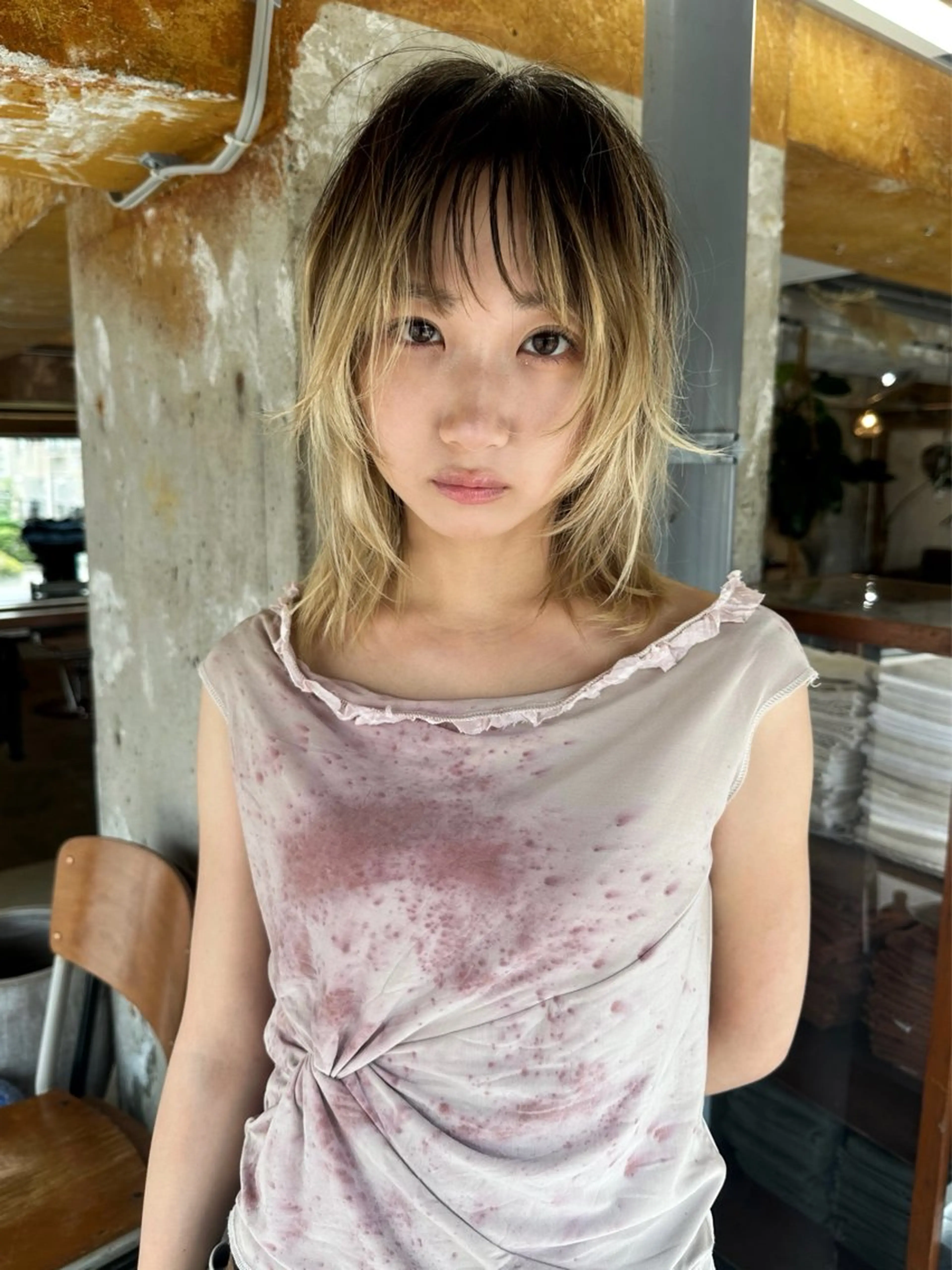 カット＋カラーの写真