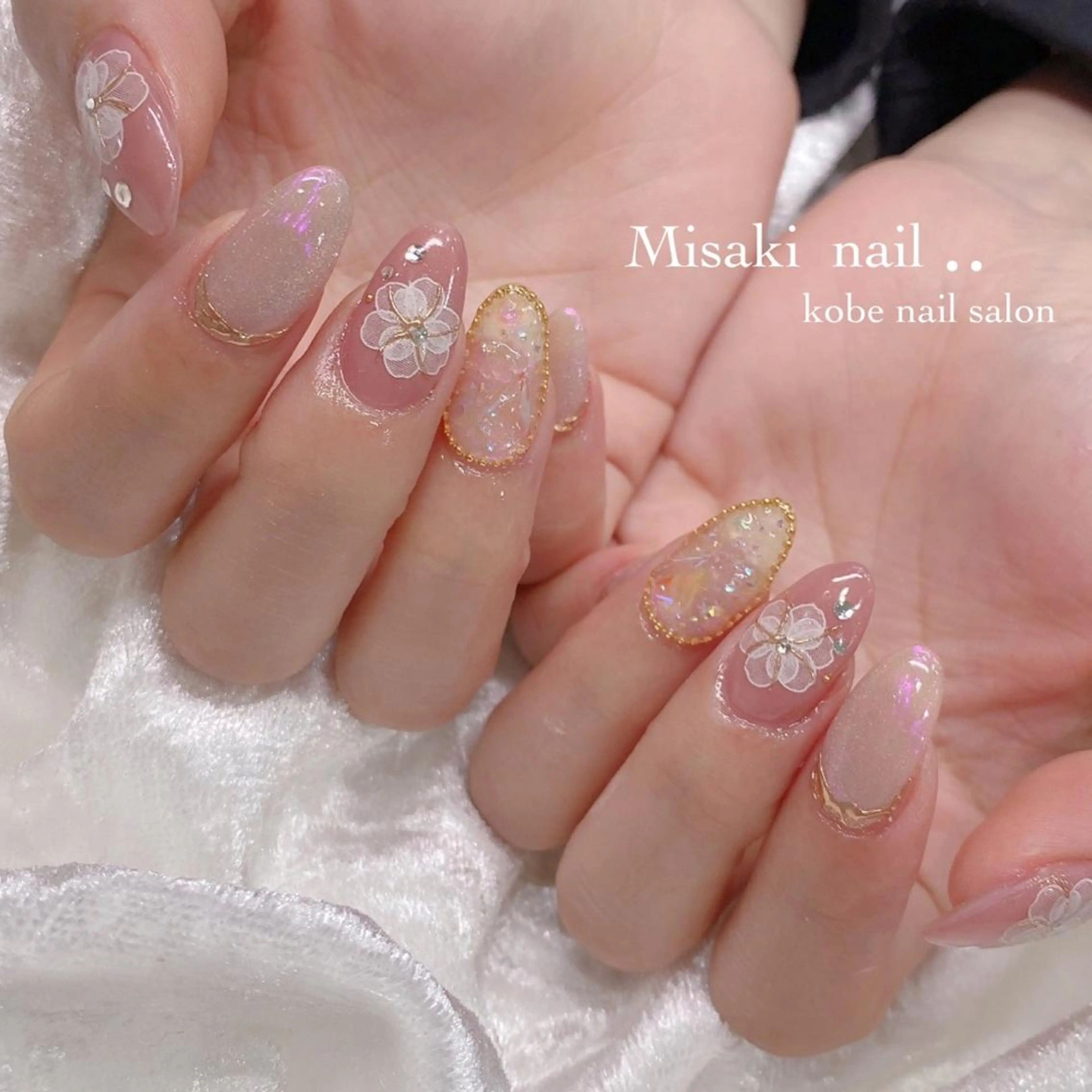 ネイル 韓国ネイル ワンホンネイル ハンドネイル nailsalon miinailsのネイルデザイン