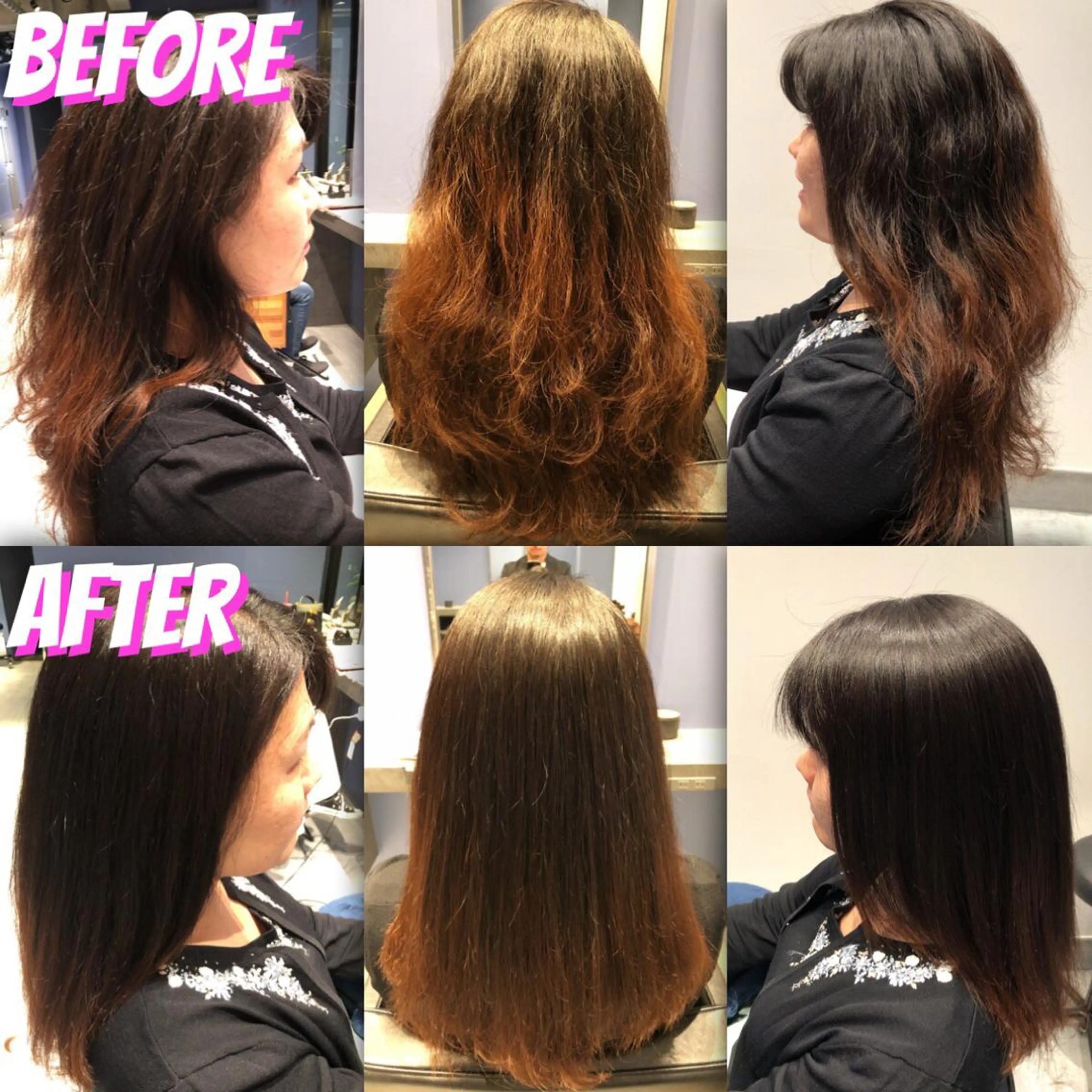 ロング パーマ ストレートパーマ ブリーチ縮毛矯正/ デサキ ショウヘイのヘアスタイル