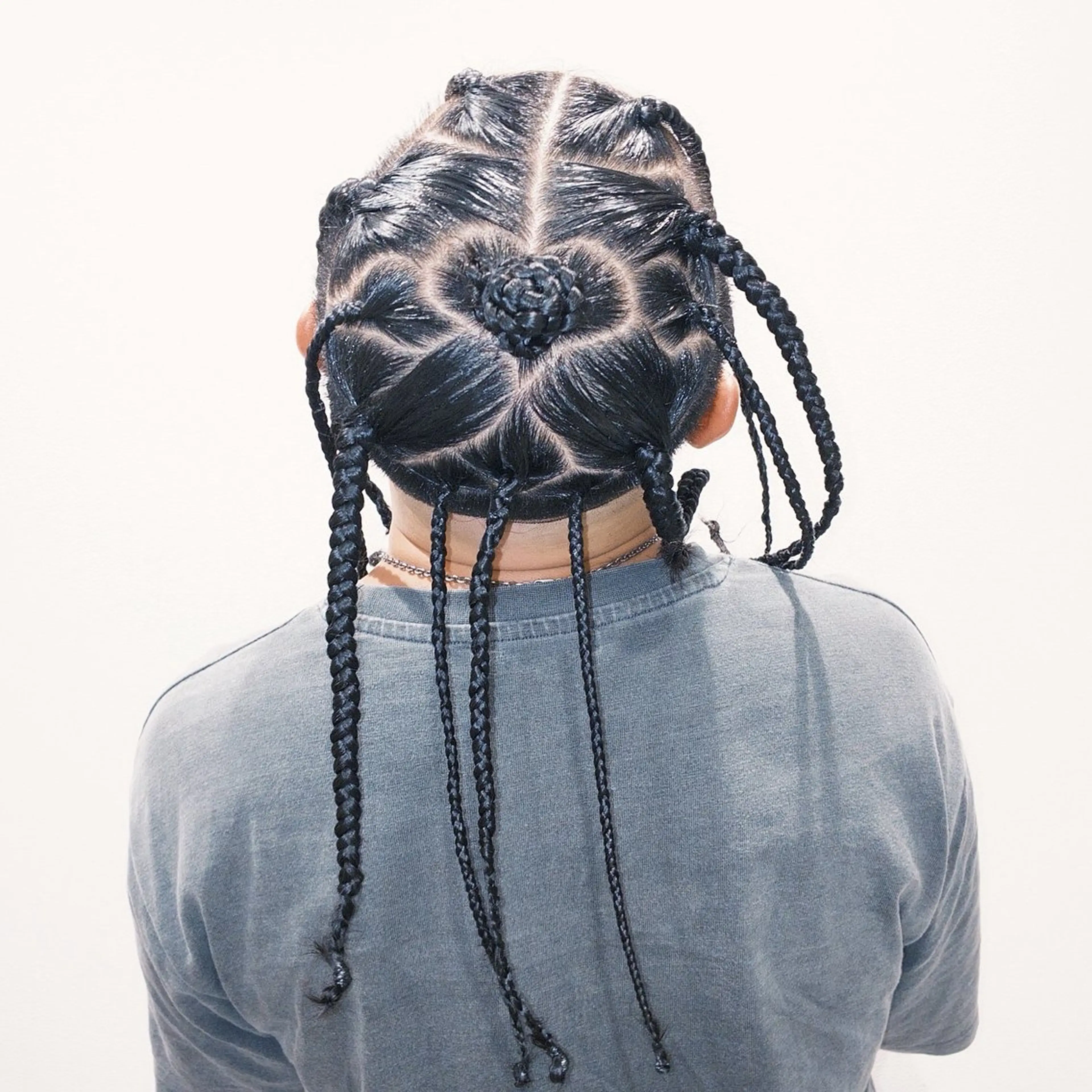 編み込み 地毛(ブレイズ or コーンロウ)の写真