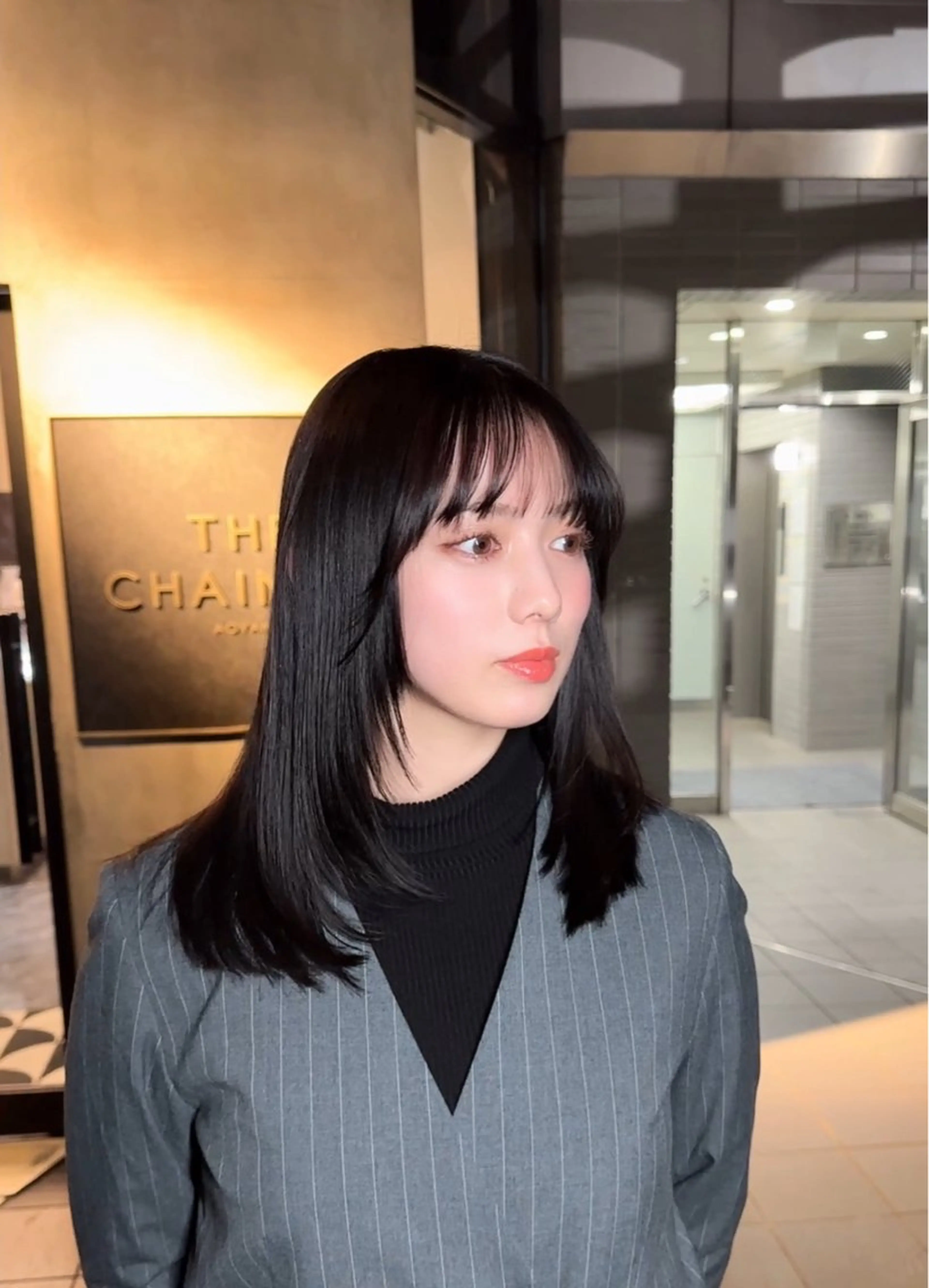 セミロング カラー ディープラベンダー ラベンダーカラー レイヤーカット 🍀美髪クリエイター 味田 雅宏🍀のヘアスタイル