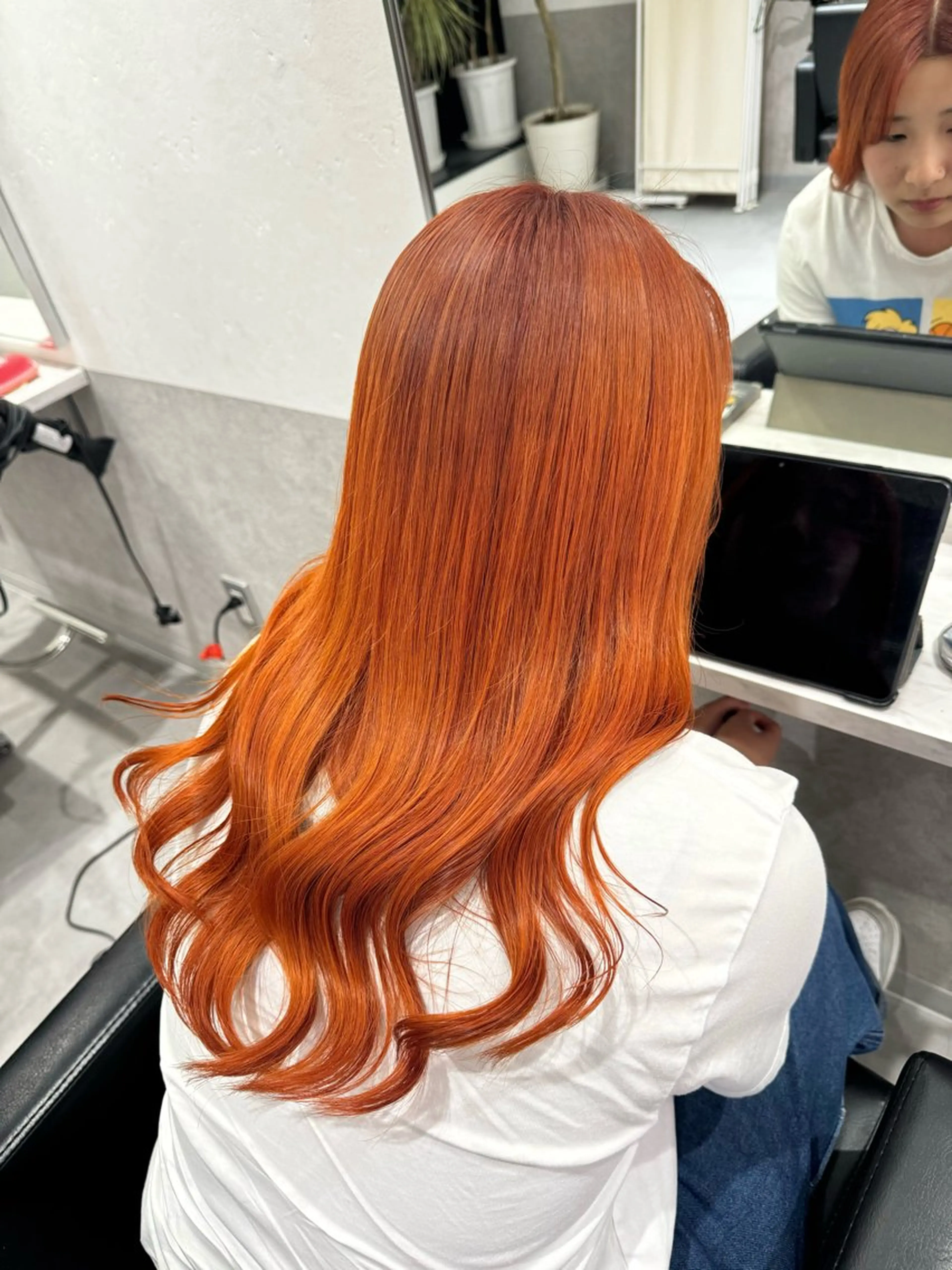 ロング CIERA.南船場所属・yuna🧡/心斎橋 ハイトーン/ブリーチのヘアスタイル