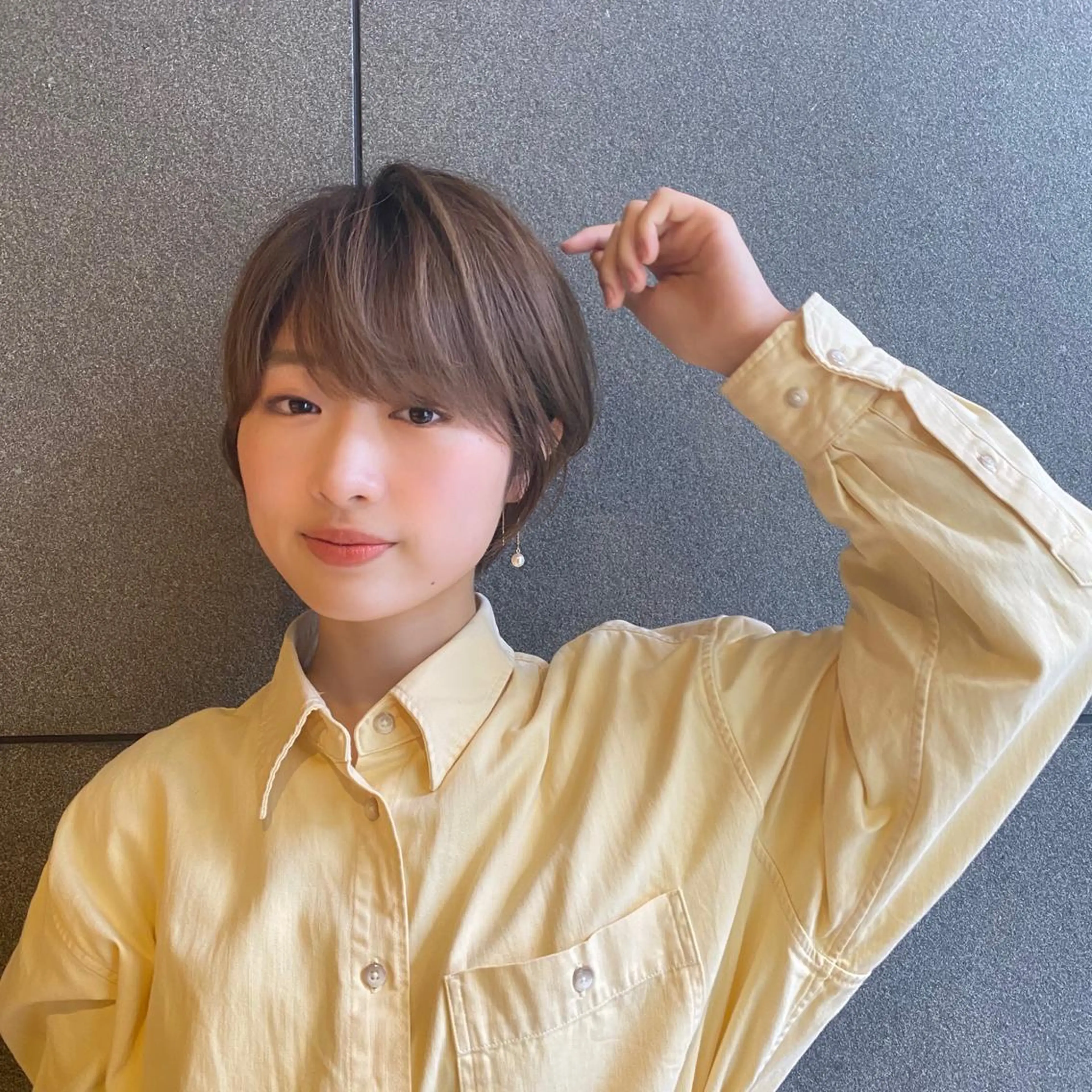 ショート カラー パーマ ヘアアレンジ メンズ キッズ ネイル マツエク・マツパ ANSENS  by  Mode K's所属・顔周りレイヤー ☺︎shunのヘアスタイル