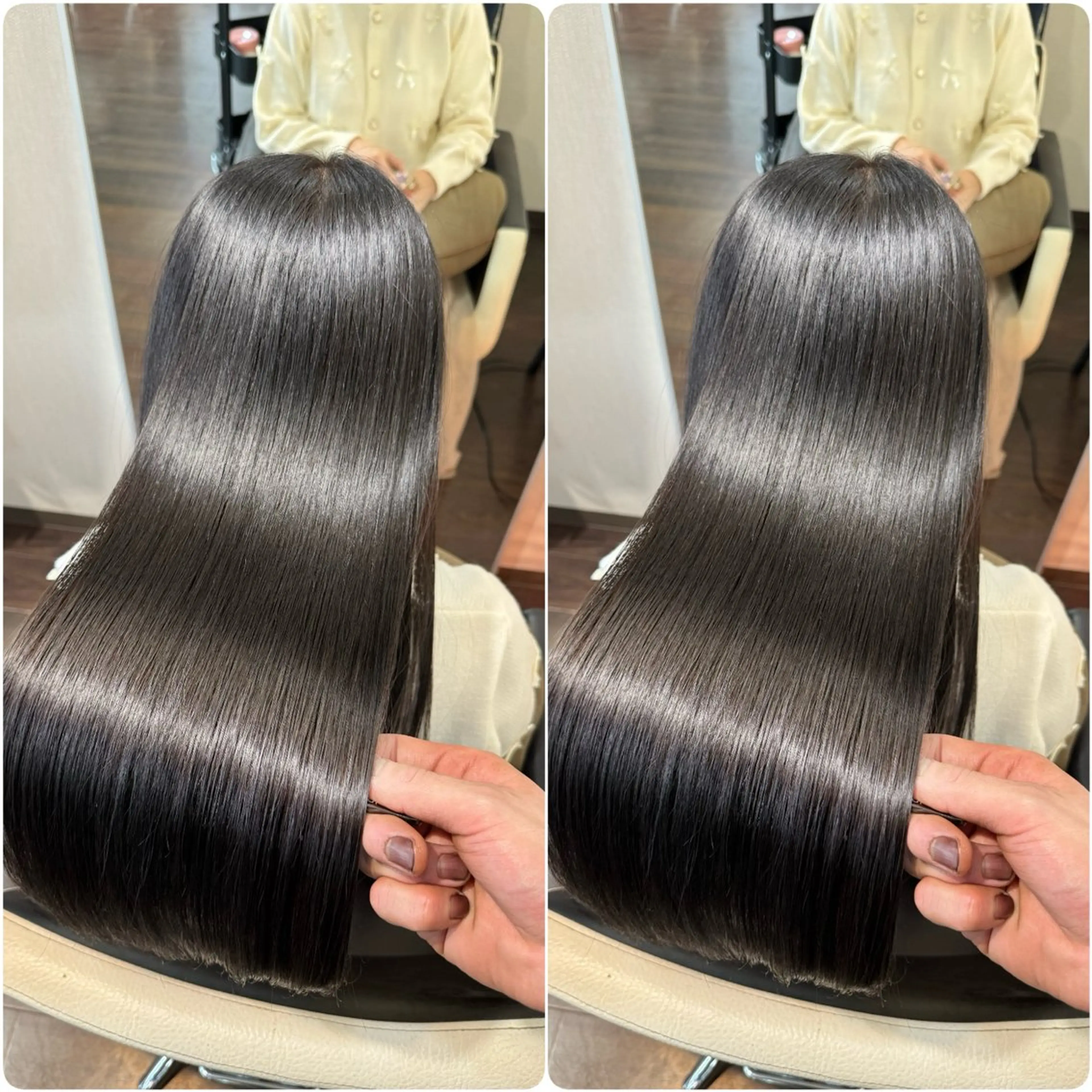 ロング カラー カット ヘアカラー トリートメント ヘッドスパ youres hair 髪質改善トリートメント&ヘッドスパ　新宿EAST所属・🌹ULTOWA🌹 髪質改善/縮毛/店長のヘアスタイル