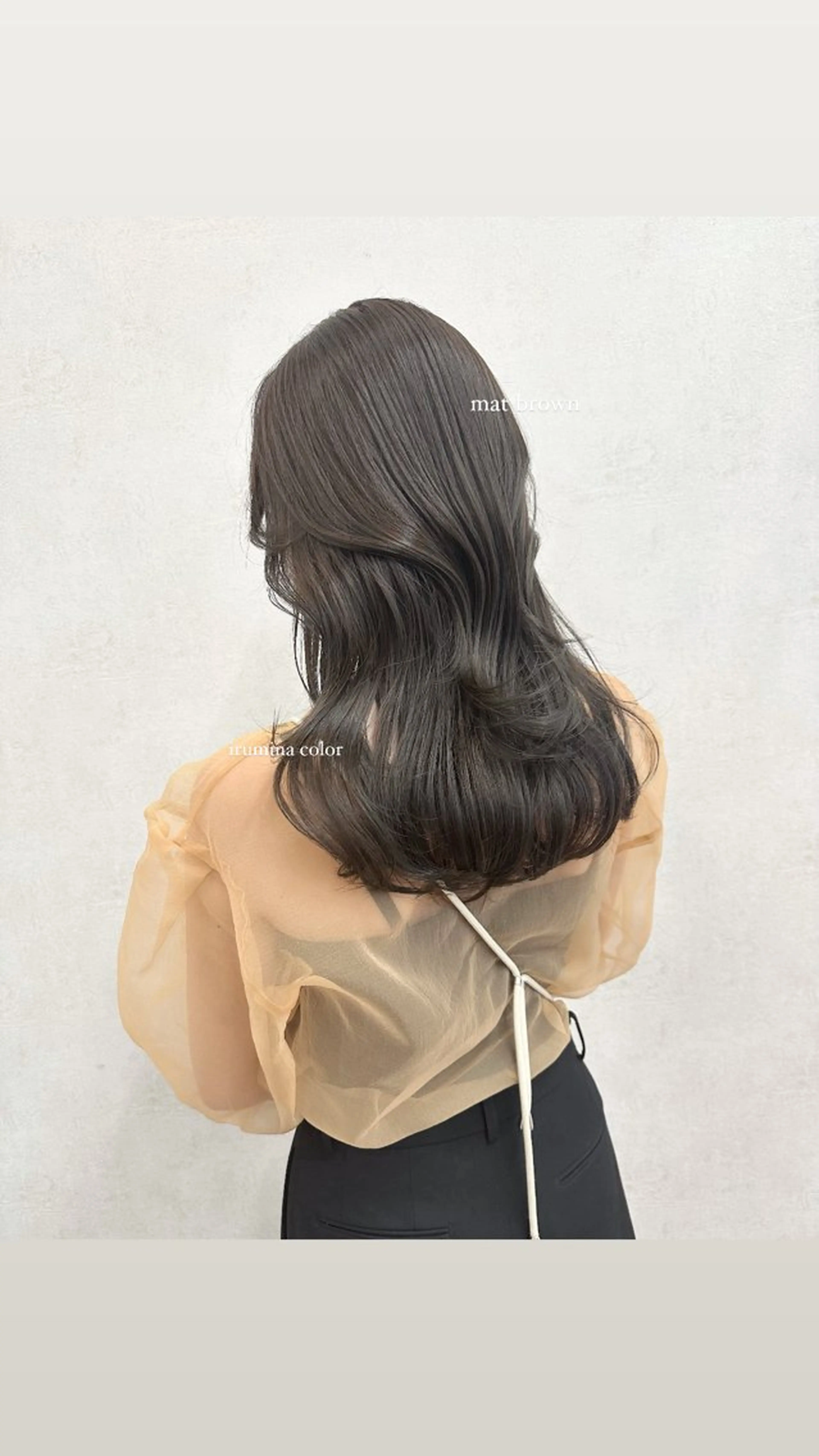 ロング rio¦ブラウン¦暗 髪¦縮毛矯正🌙のヘアスタイル