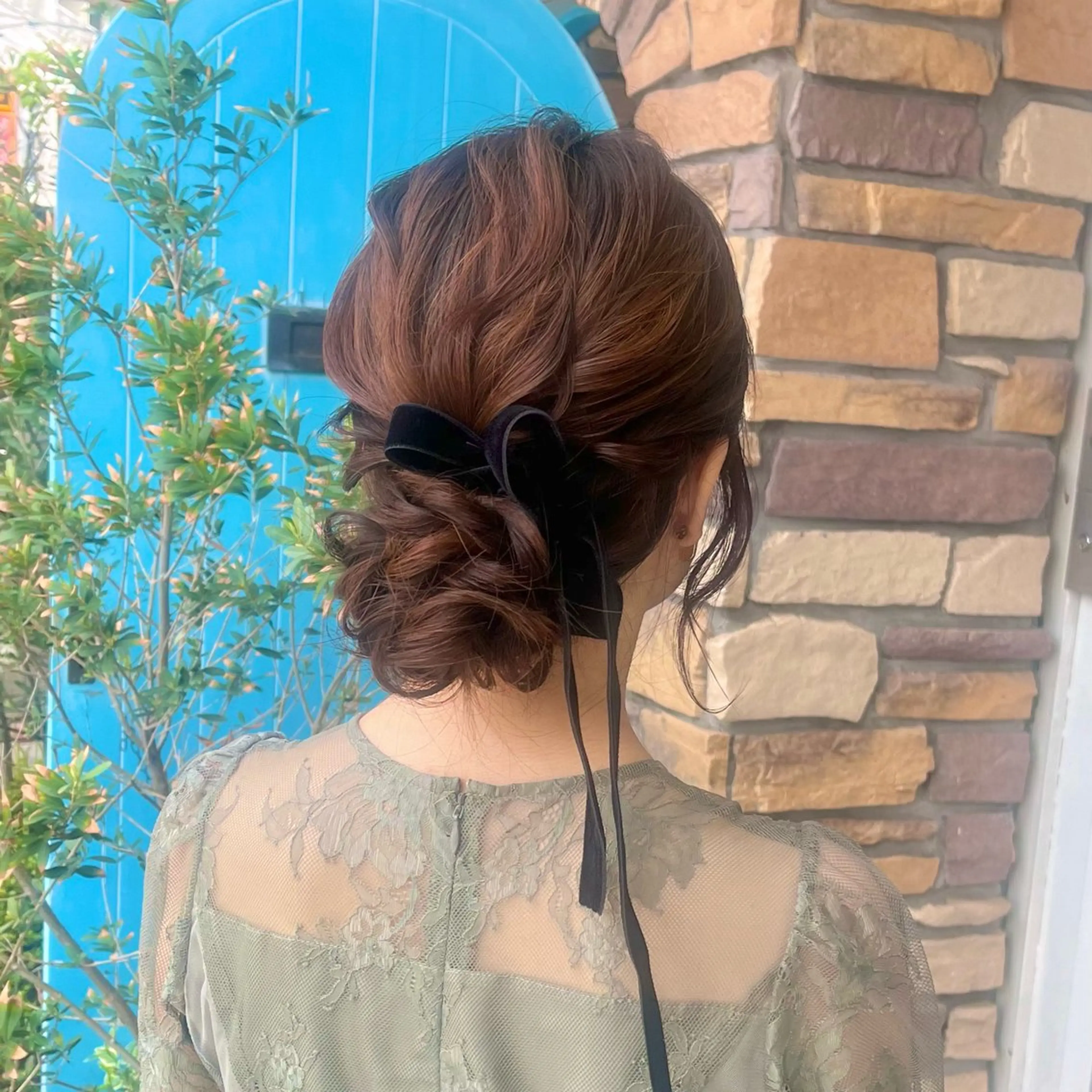 ロング ヘアセット 伊藤 玲衣のヘアスタイル