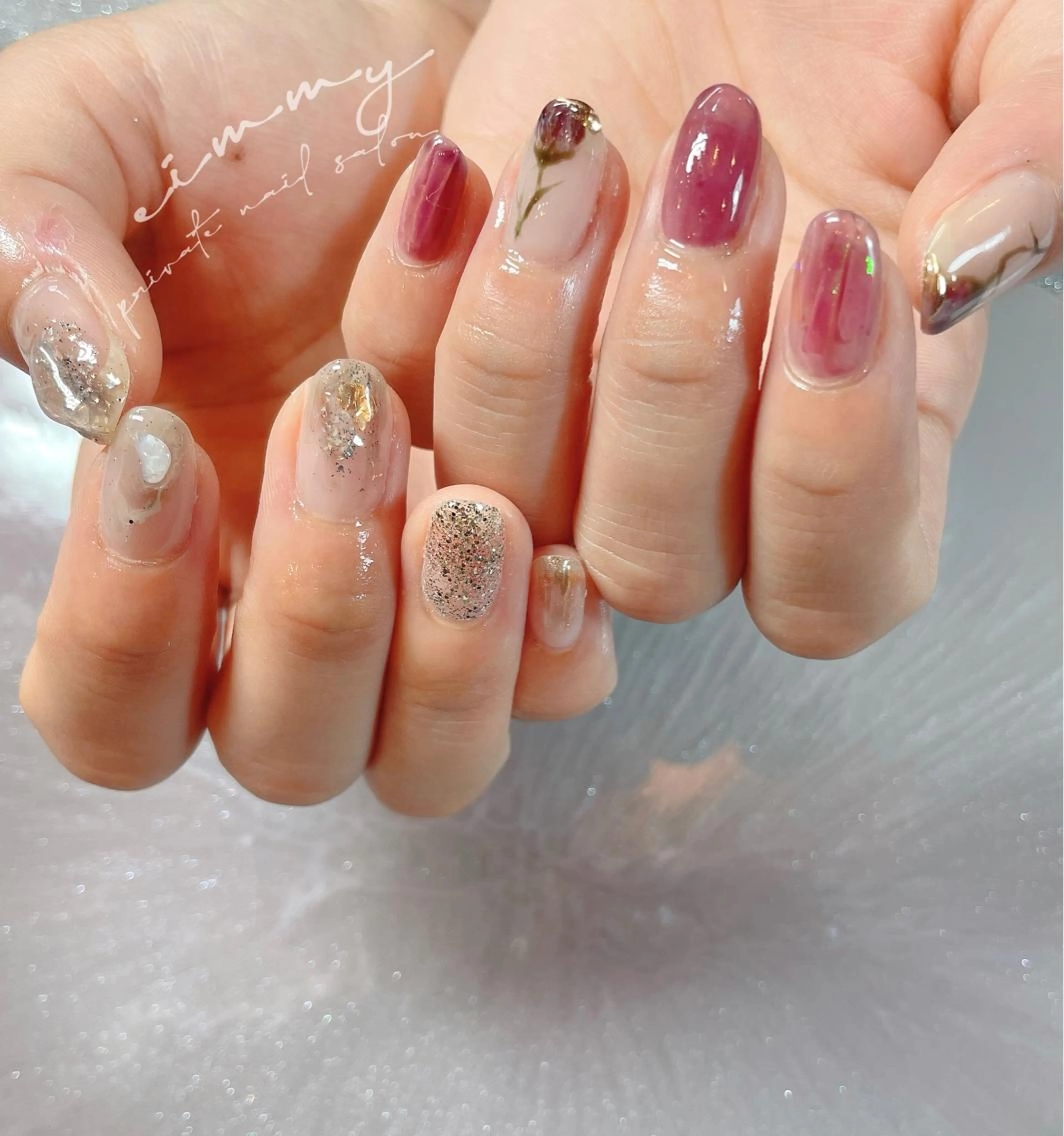 セミロング eimmy【所沢】 mayuのネイルデザイン