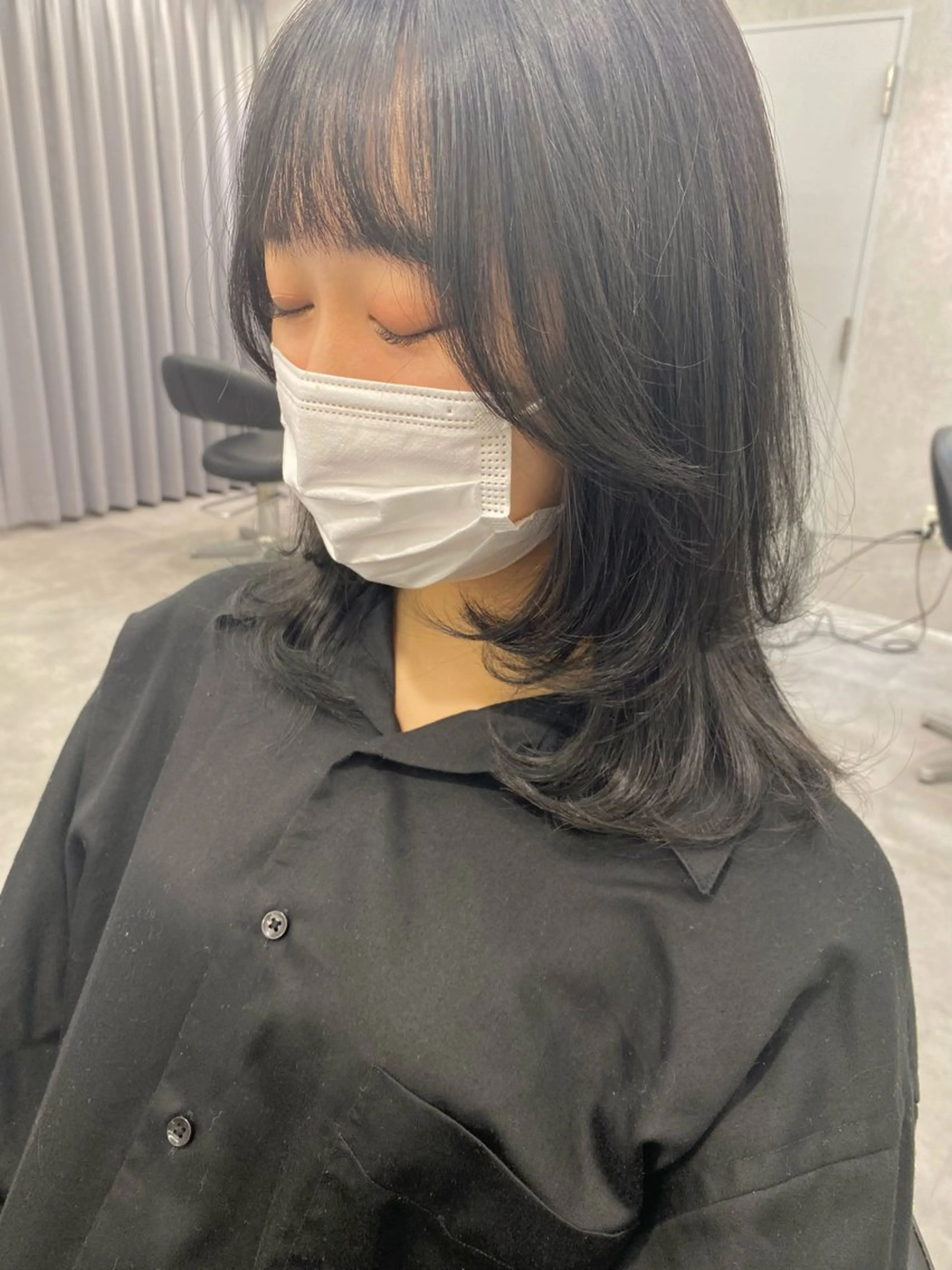 セミロング レイヤーカット 🌸Bob🌸 市井友佳子のヘアスタイル