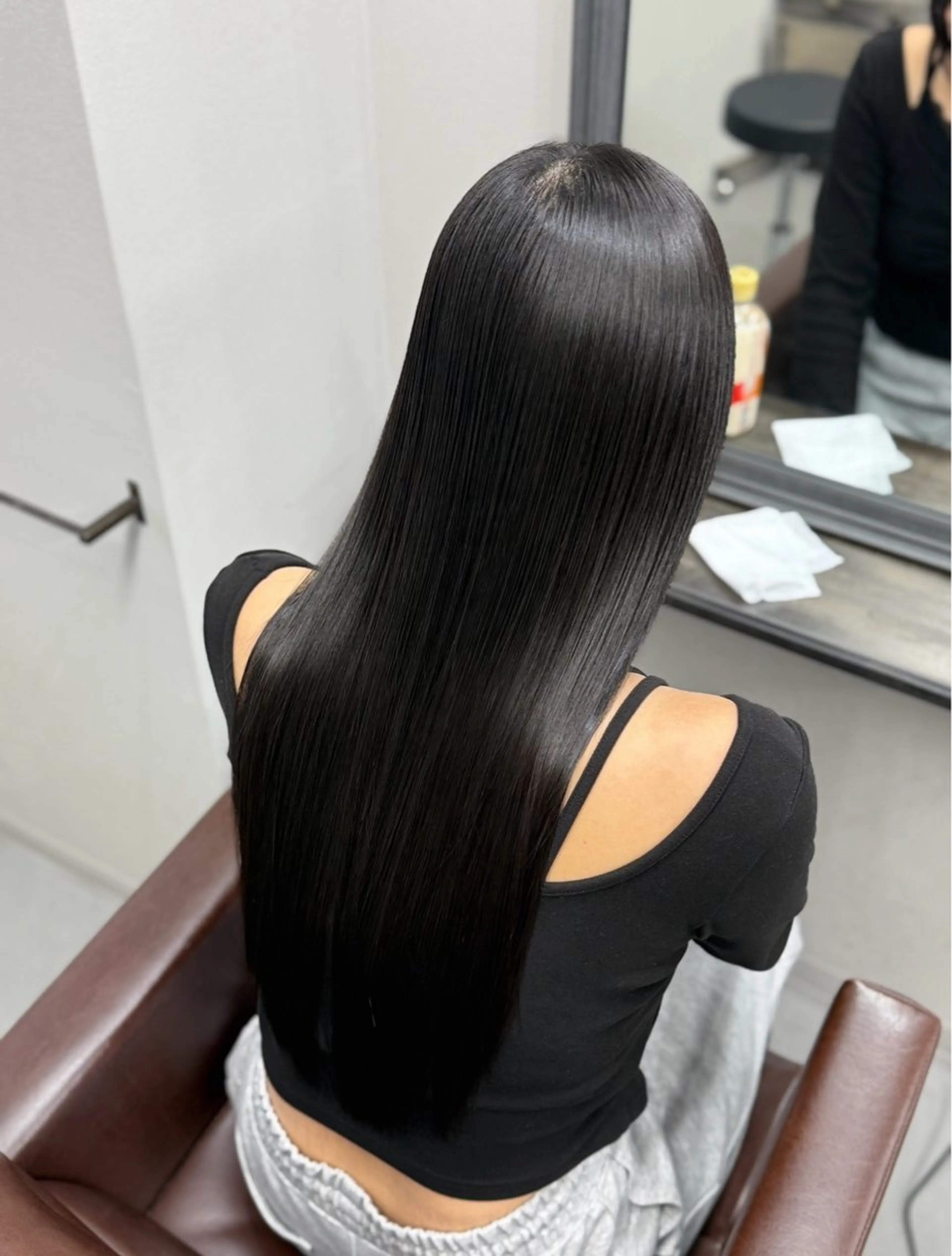 ロング カラー カット 縮毛矯正 トリートメント XYZ新宿所属・縮毛矯正/韓国 /店長/KANATOのヘアスタイル