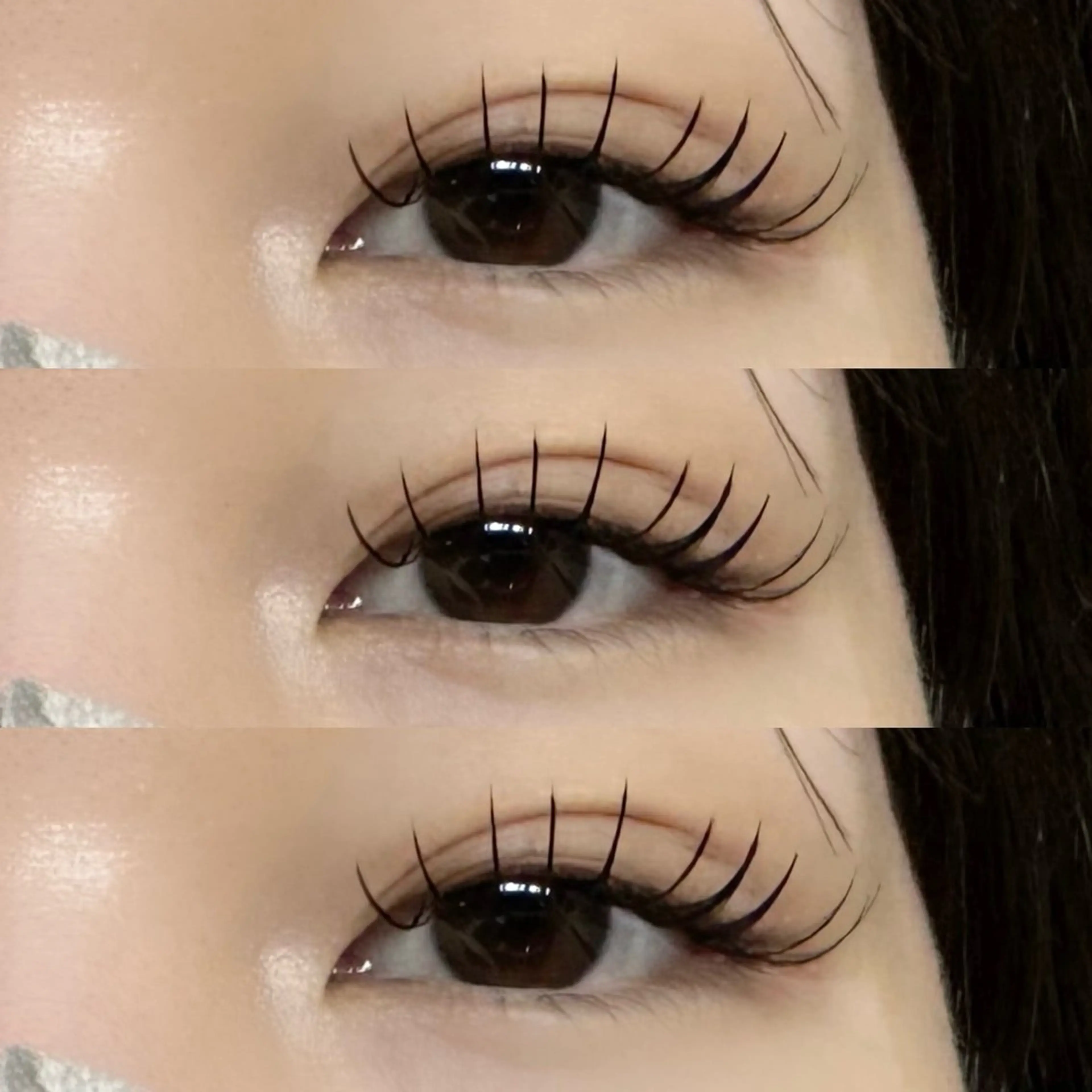 マツエク・マツパ 束感まつ毛 フラットラッシュ scarlet asahiのマツエク・マツパデザイン