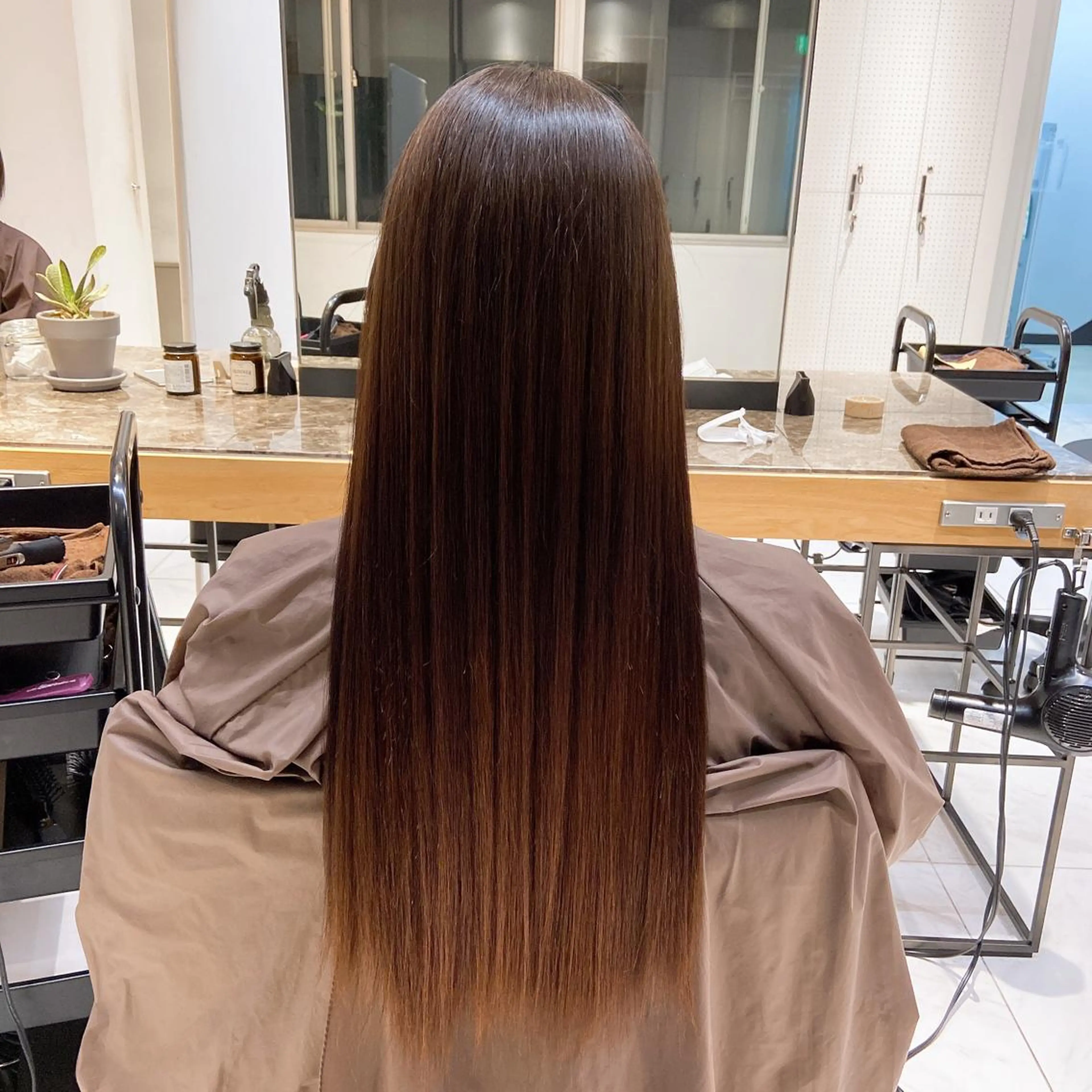 ロング 縮毛矯正 トリートメント 酸熱トリートメント apollo  yokohama 横浜店所属・APOLLO♡ ＭＩＯのヘアスタイル