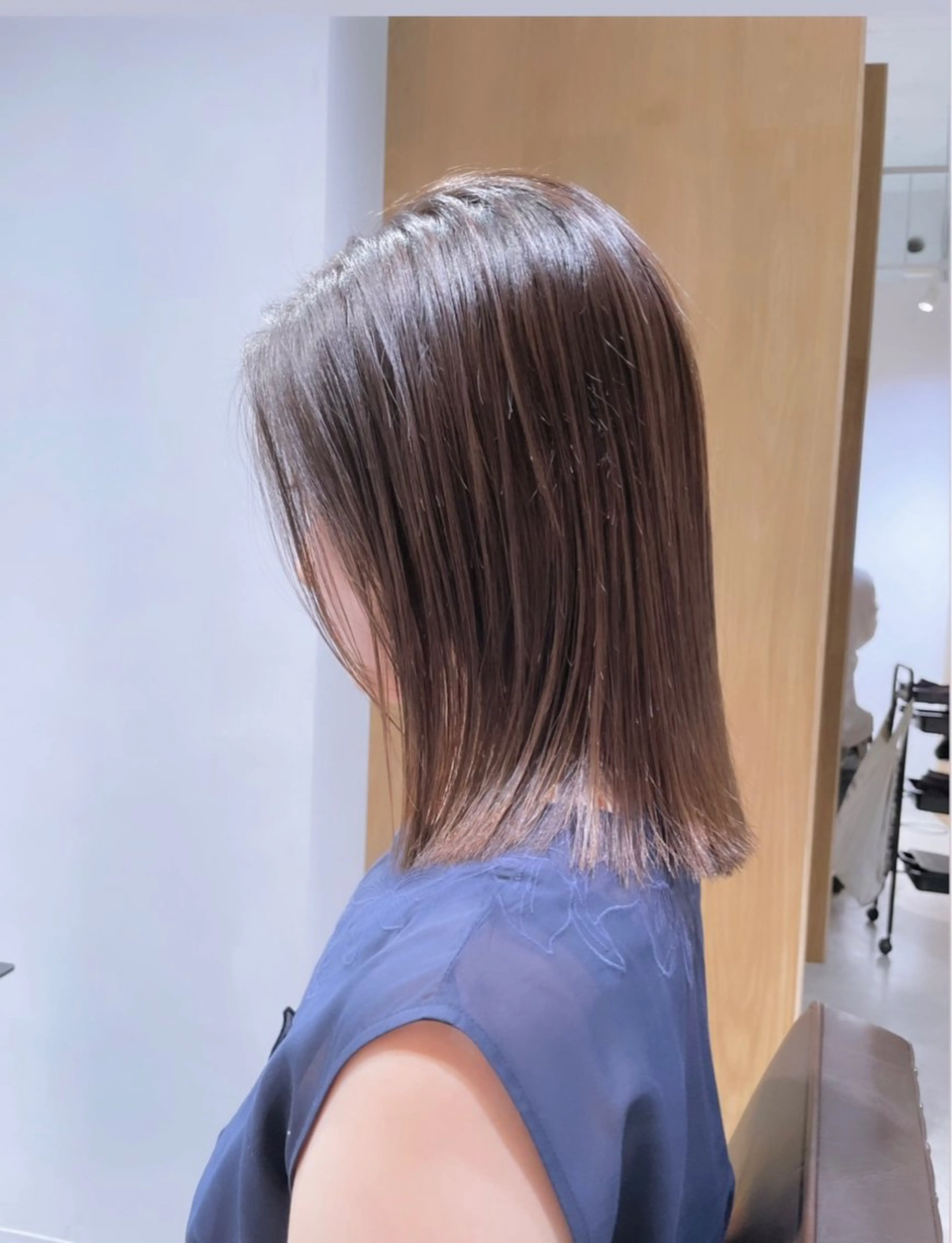 ミディアム カット 縮毛矯正 🩵縮毛矯正  髪質 改善 美髪🩵のヘアスタイル