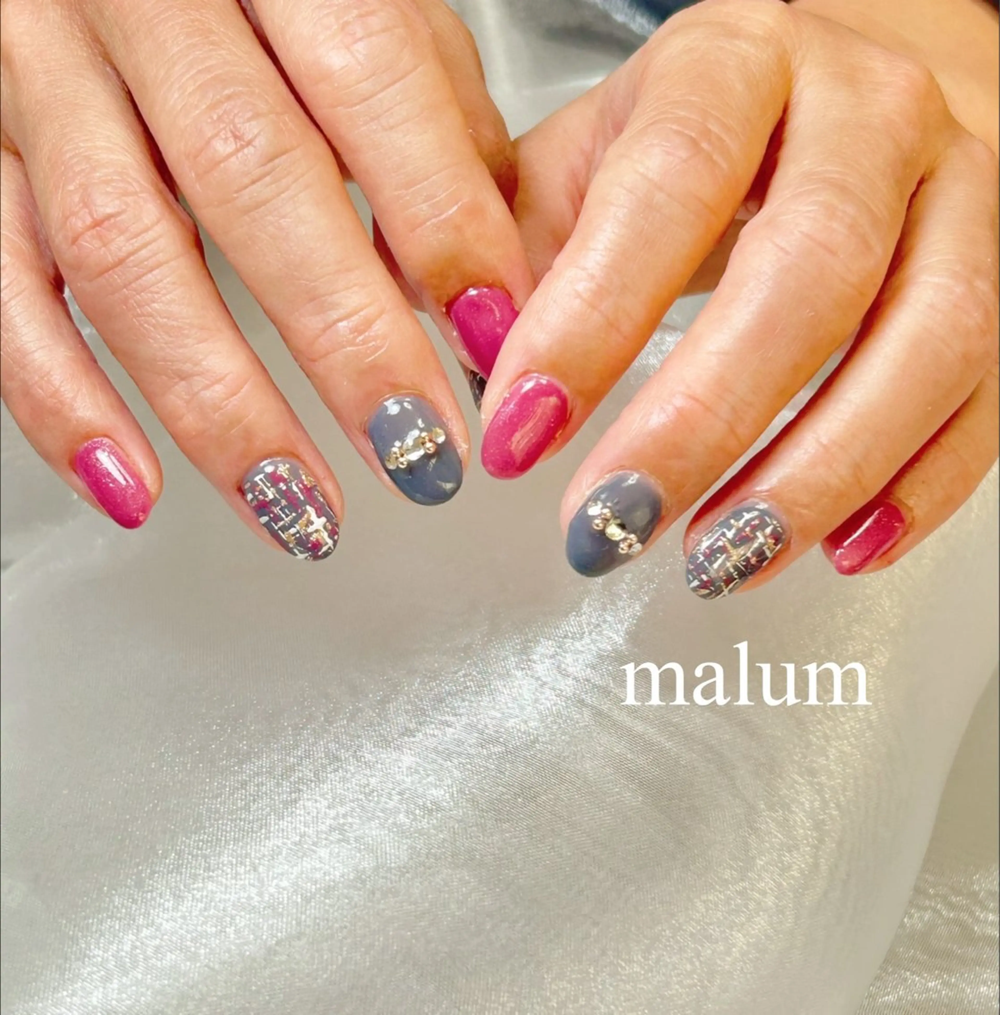 ネイル ハンドネイル malum nailのネイルデザイン