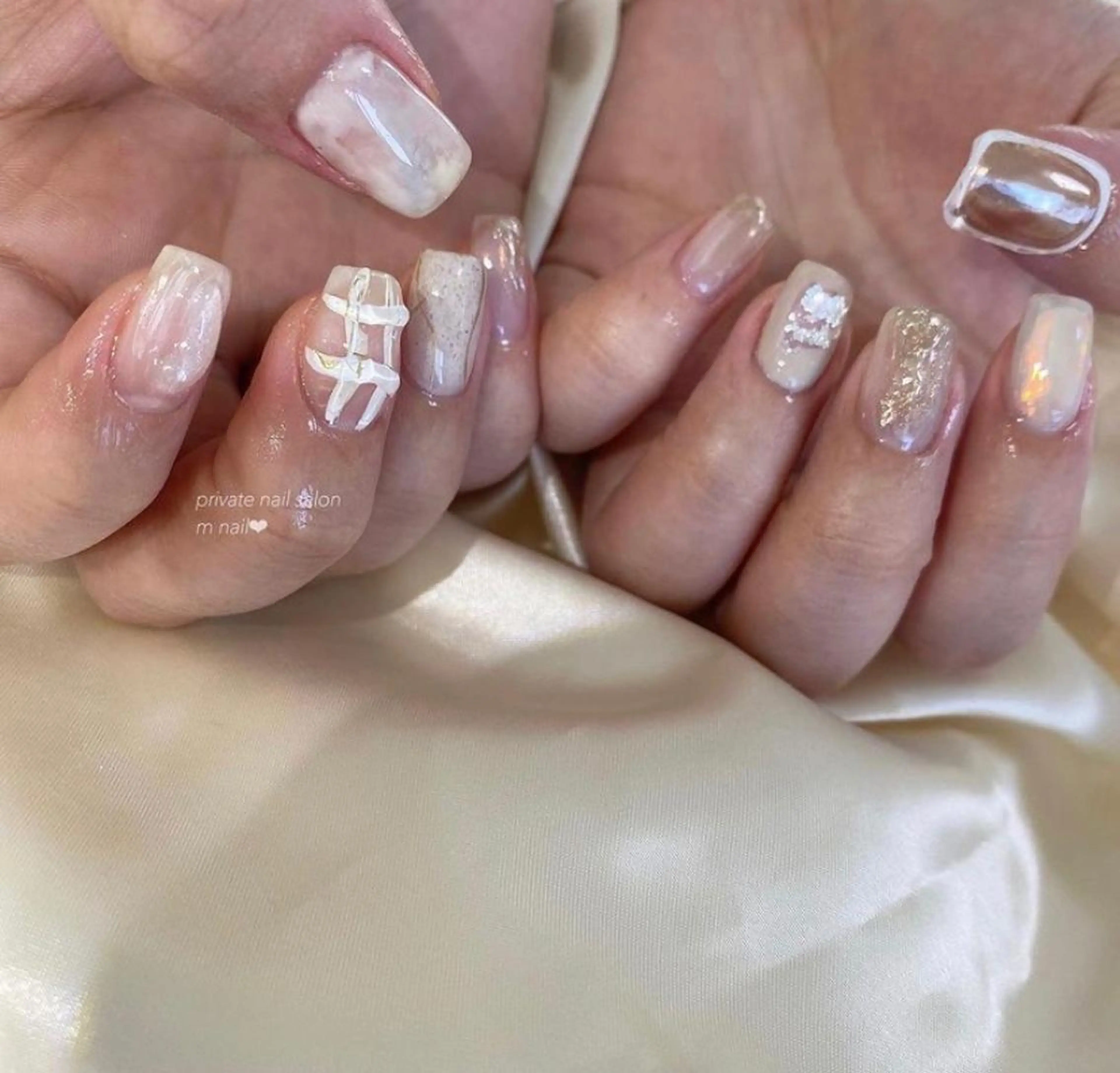 ネイル 持ち込み ハンドネイル 小河原 舞のネイルデザイン