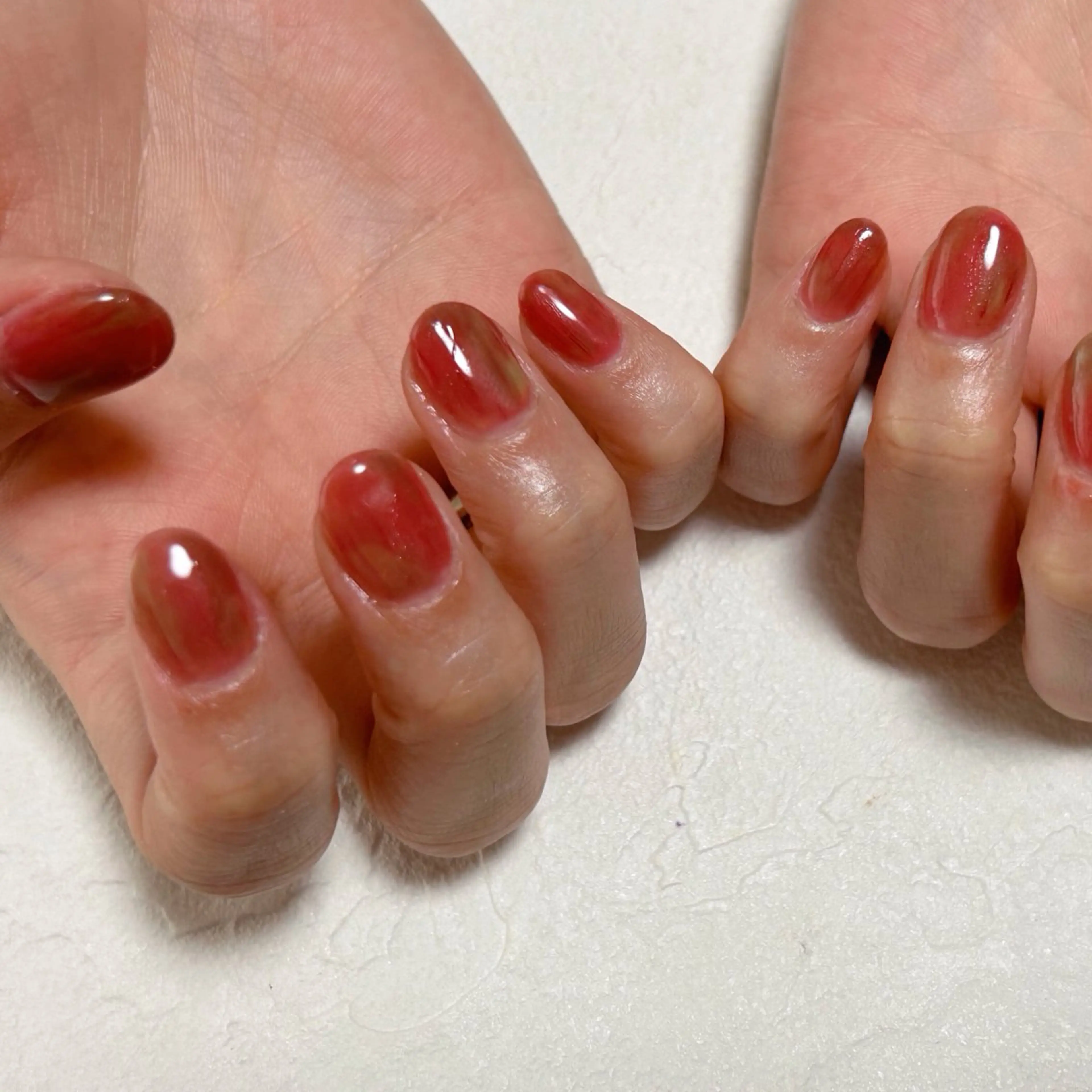 ネイル オーロラネイル フットネイル フレンチネイル ジェルネイル マグネットネイル ハンドネイル kiki nail 二子玉川のネイルデザイン