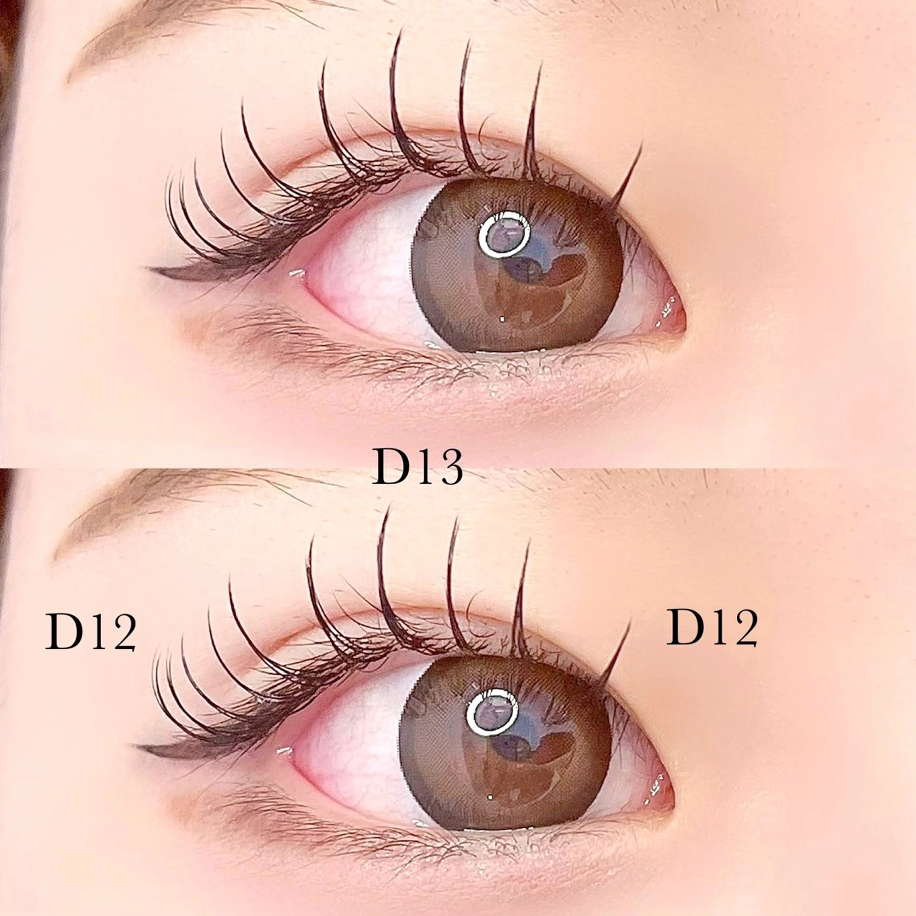 マツエク・マツパ キュート フラットラッシュ ナチュラル 長尾 桃果 🫧 eyelistのマツエク・マツパデザイン