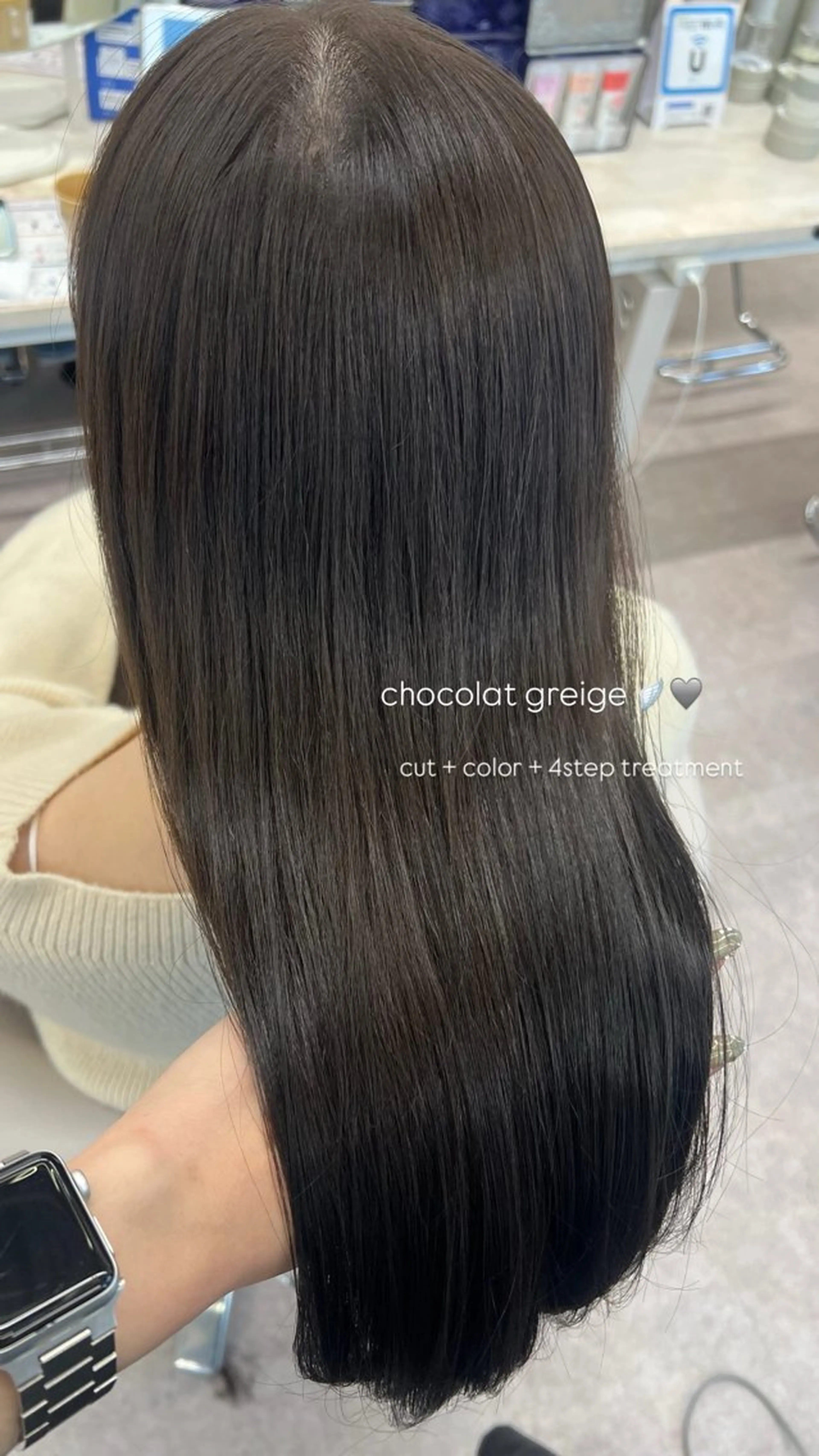 ロング カラー ベージュカラー 透明感カラー ハイライトカラー ハイライト カット ヘアカラー トリートメント 美髪矯正/髪質改善/ 艶髪🤍伊藤梨紗のヘアスタイル